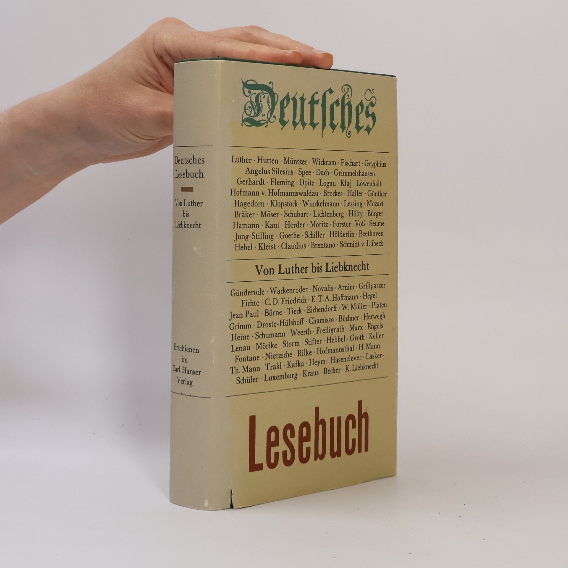 Stephan Hermlin Deutsches Lesebuch