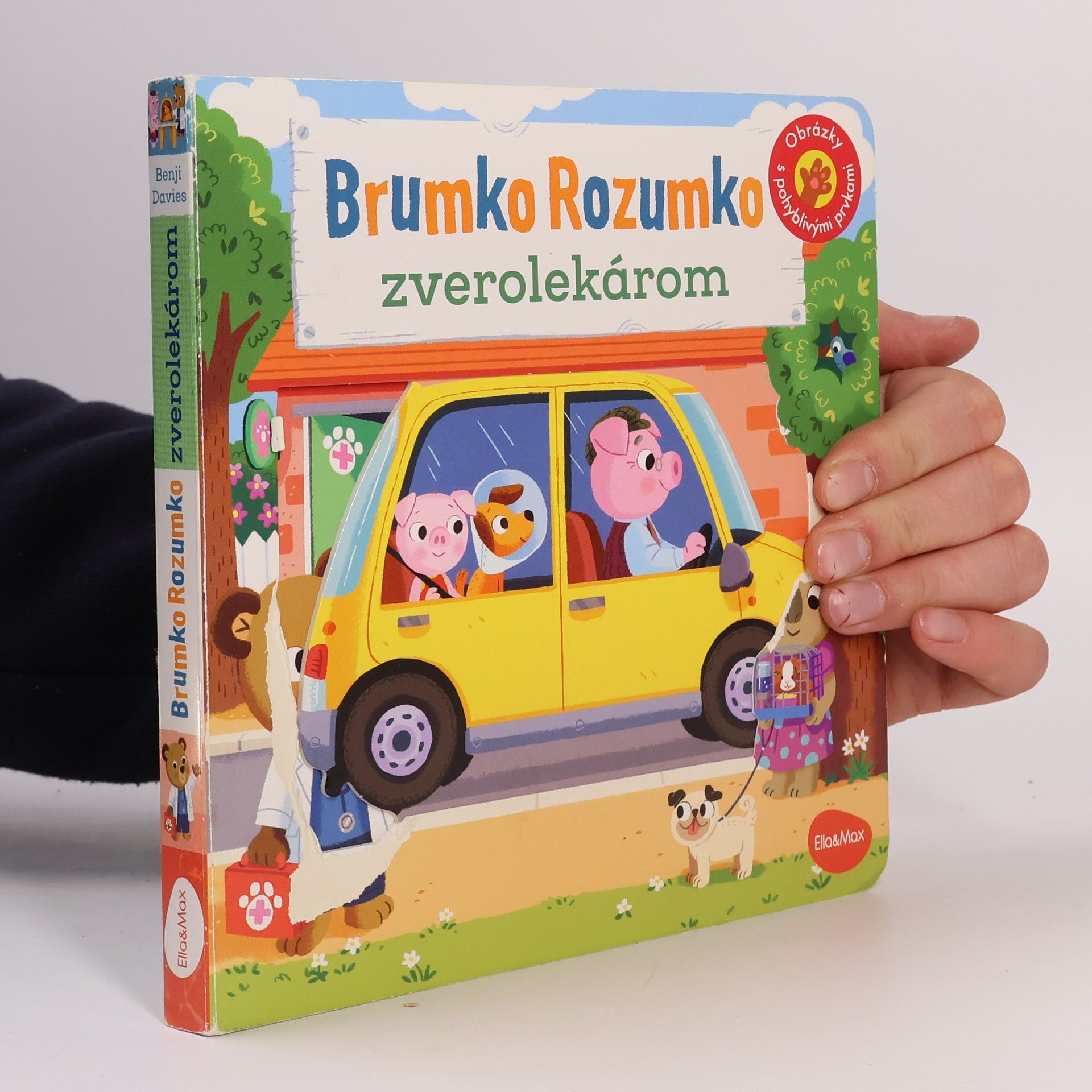 Benji Davies BRUMKO ROZUMKO ZVEROLEKÁROM – Obrázky s pohyblivými prvkami