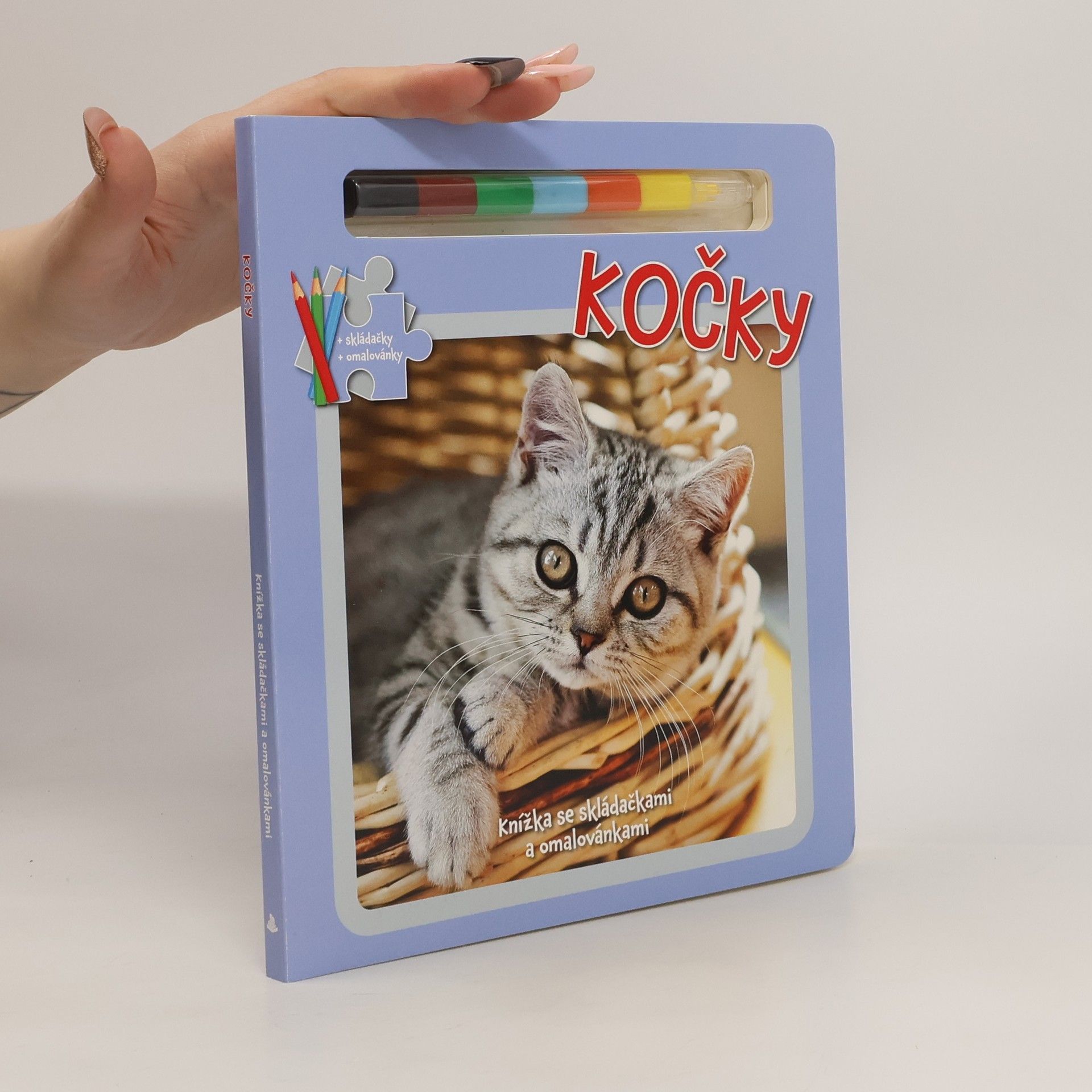 Marta Anna Jollant Kočky : knížka se skládačkami a omalovánkami