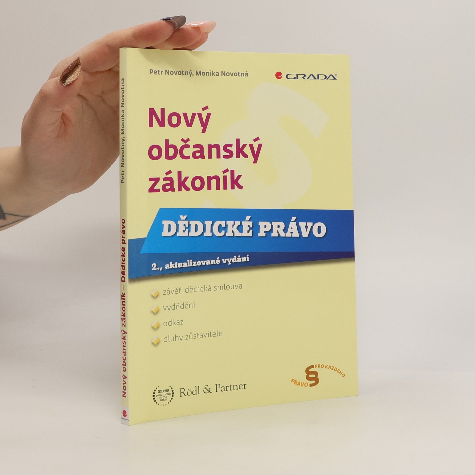 Monika Novotná Nový občanský zákoník - Dědické právo