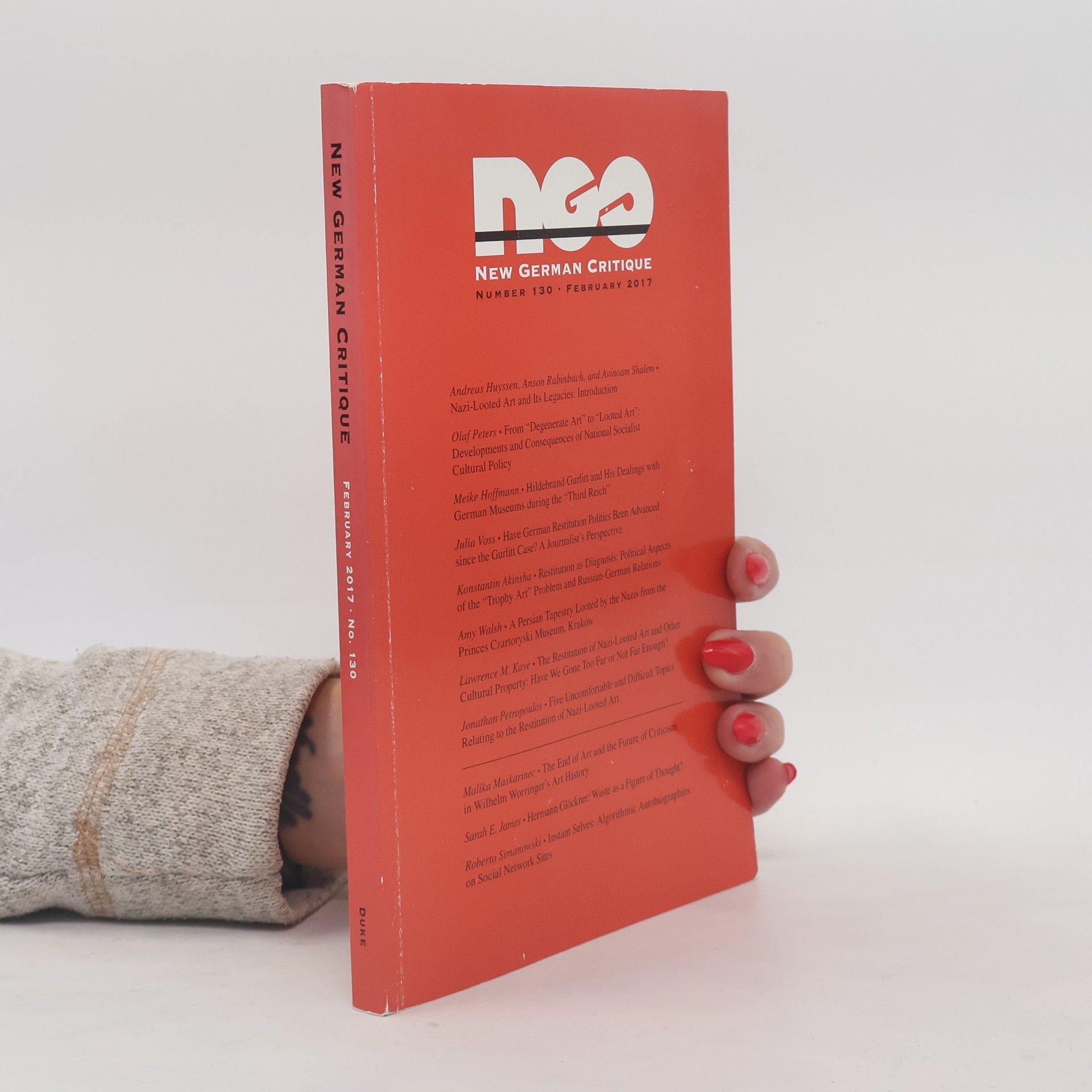 Nazi-Looted Art and Its Legacies