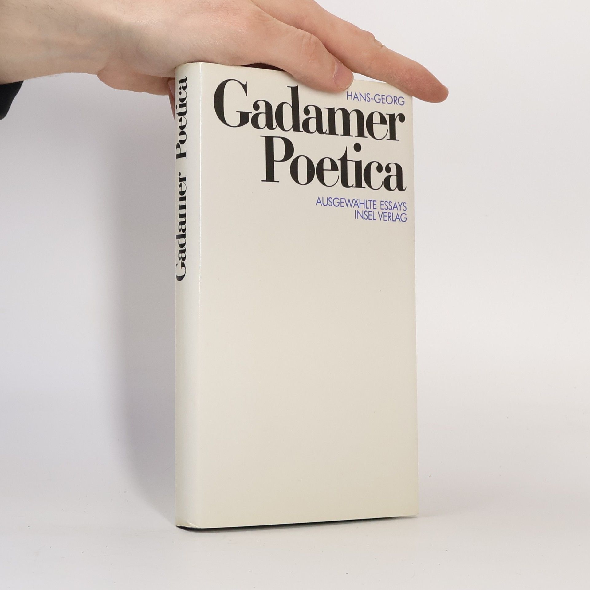 Hans-Georg Gadamer Poetica