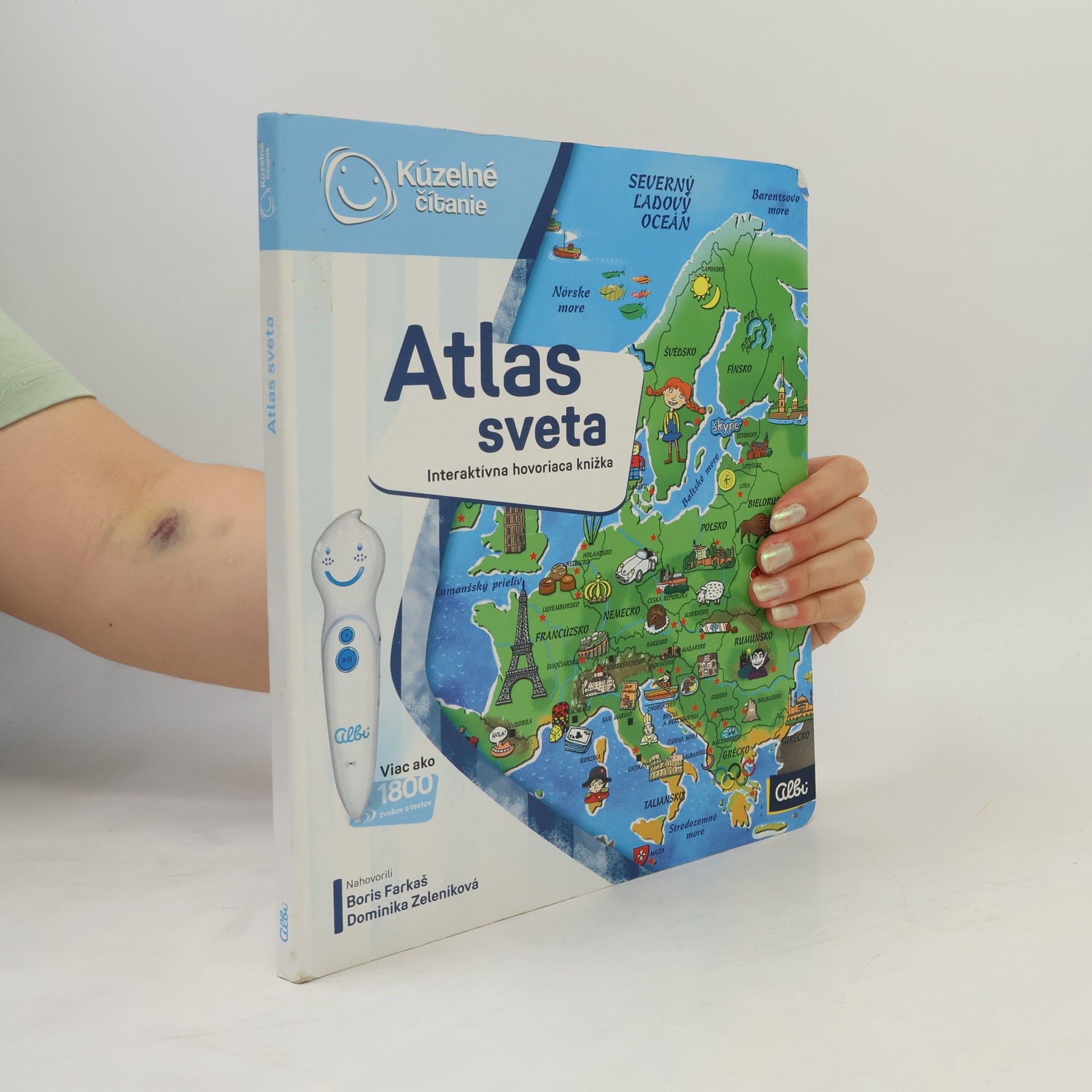 Kolektív autorov Atlas sveta : interaktívna hovoriaca knižka