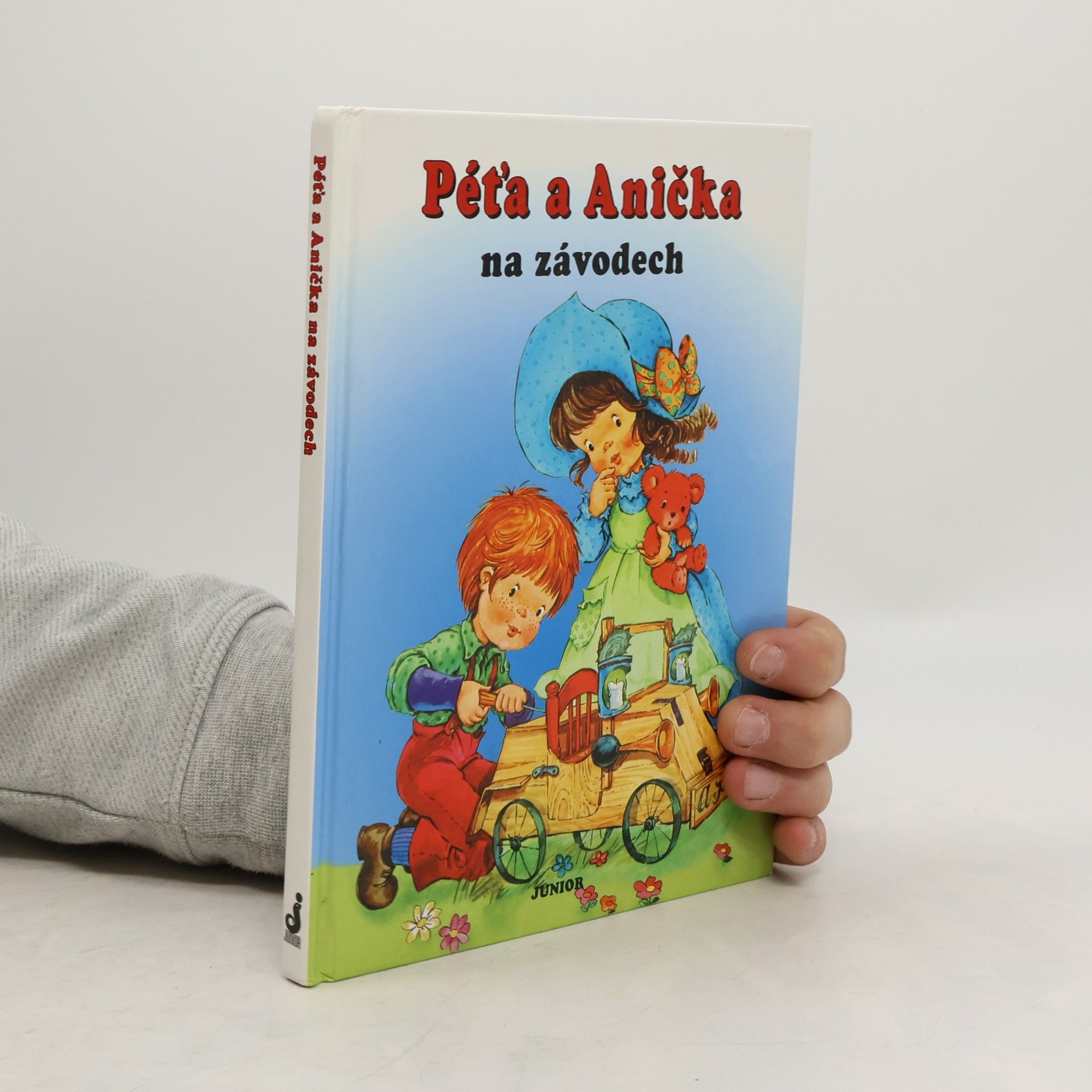 Dana Winkler Péťa a Anička na závodech