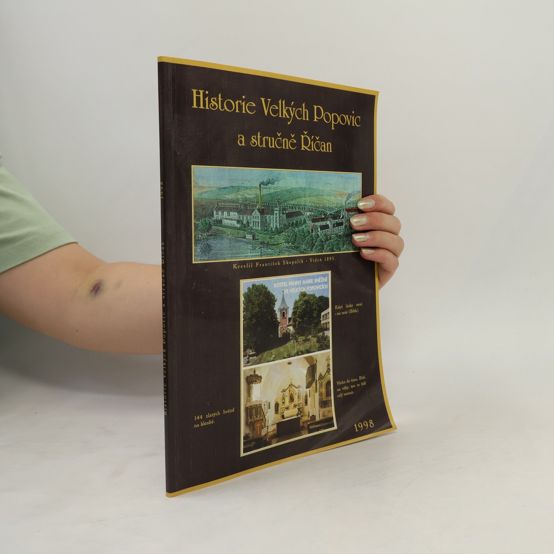 Jan Vinš Historie Velkých Popovic a stručně Říčan