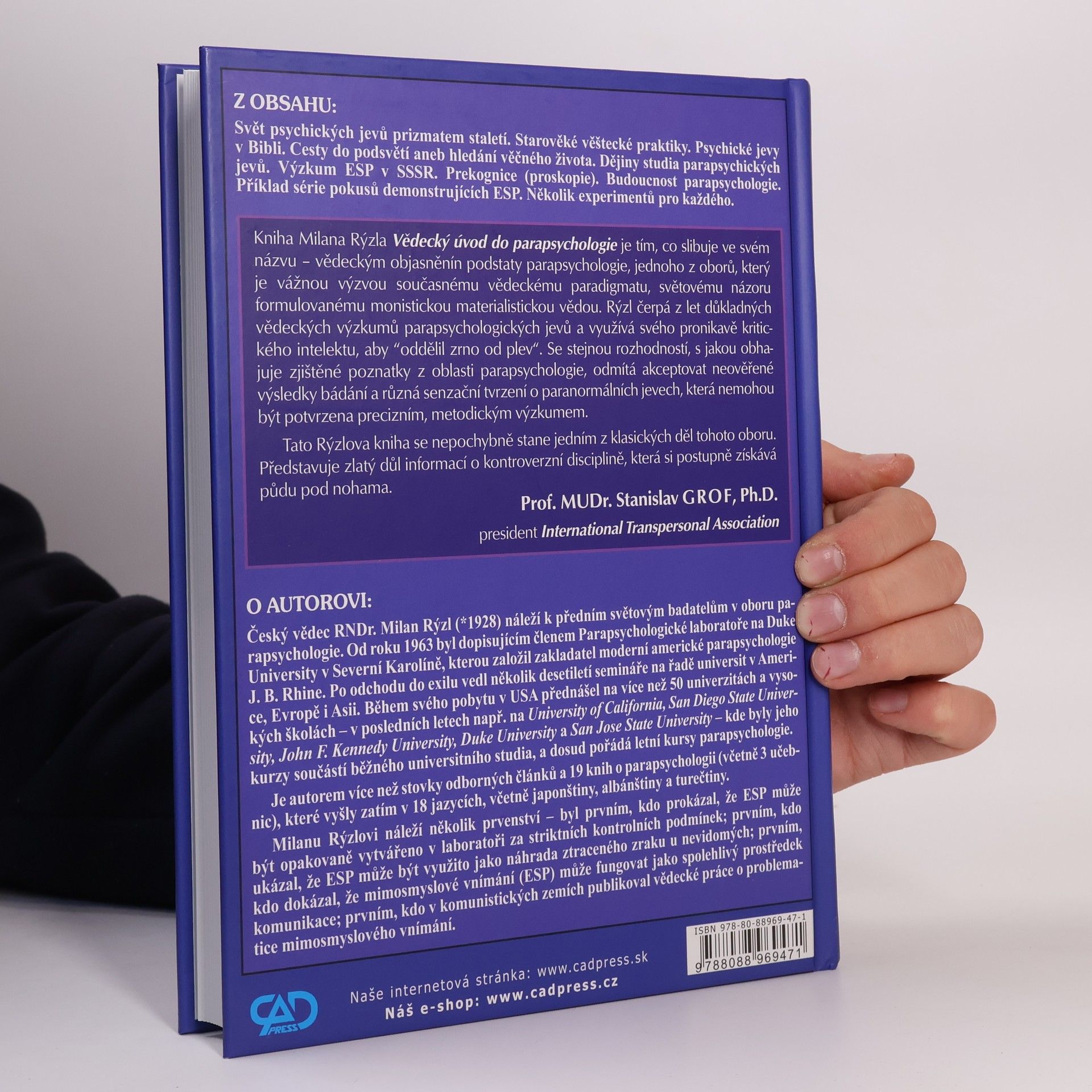 Milan Rýzl Vědecký úvod do parapsychologie