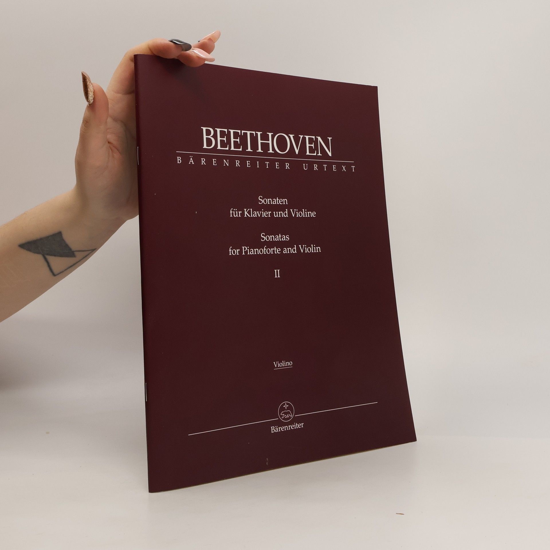 Ludwig van Beethoven Bärenreiter Urtext - 2: Sonaten für Klavier und Violine
