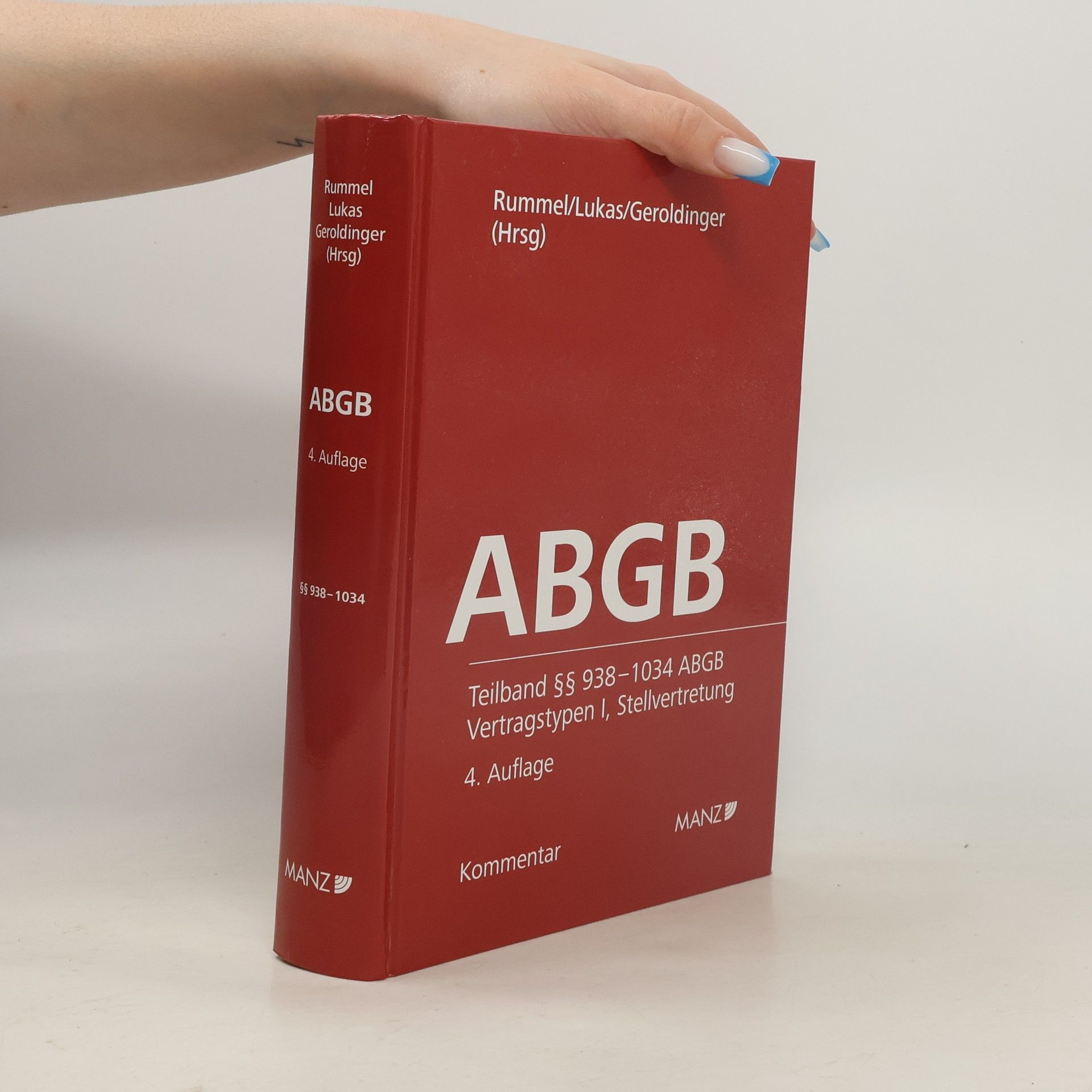 Kommentar zum Allgemeinen Bürgerlichen Gesetzbuch ABGB