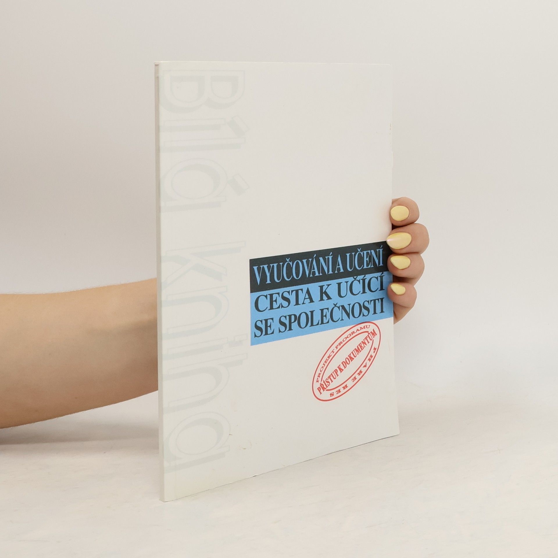 Antonín Mikeš Vyučování a učení. Cesta k učící se společnosti : Bílá kniha o vzdělávání a odborné přípravě ; Přeložil Antonín Mikeš