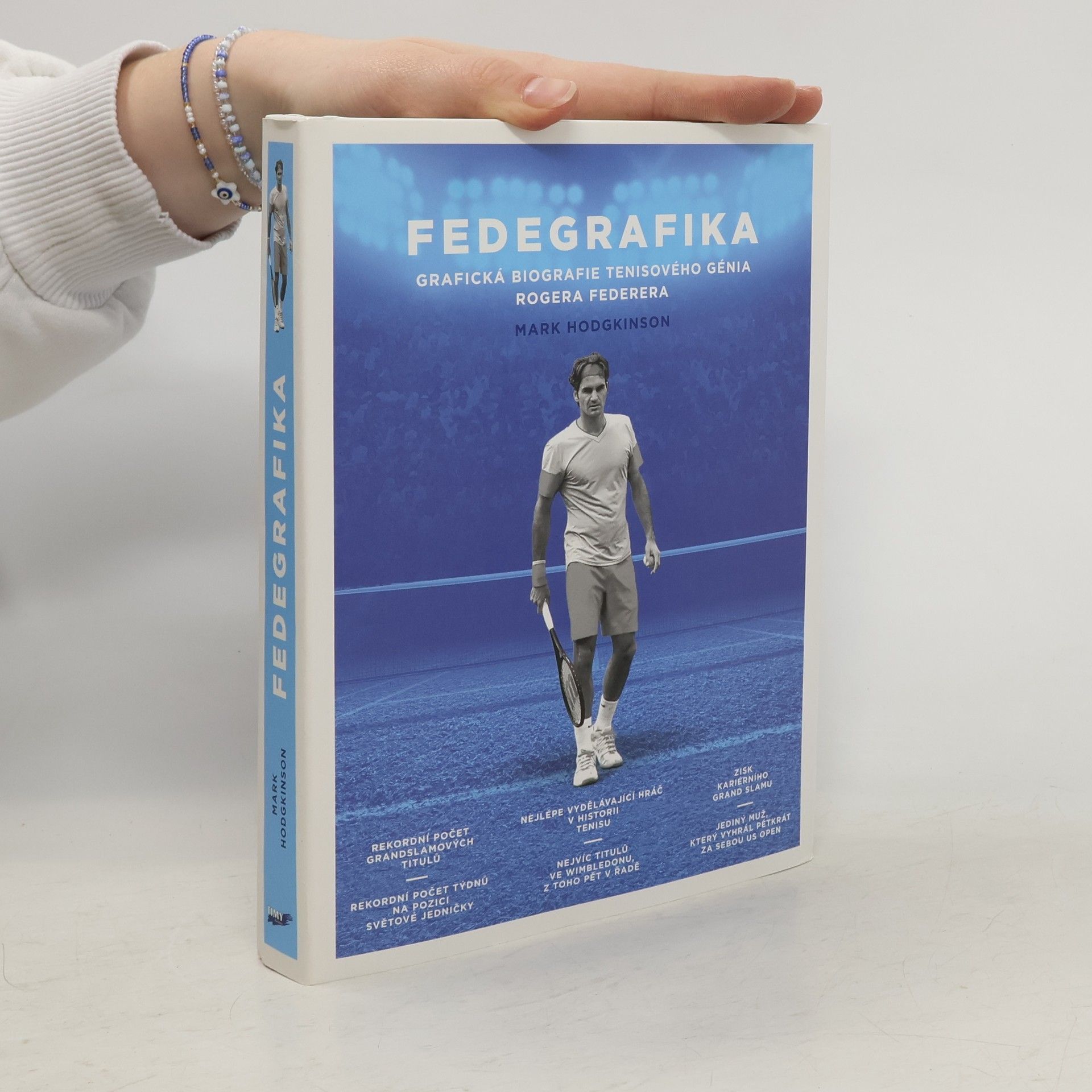 Mark Hodgkinson Fedegrafika : grafická biografie tenisového génia Rogera Federera
