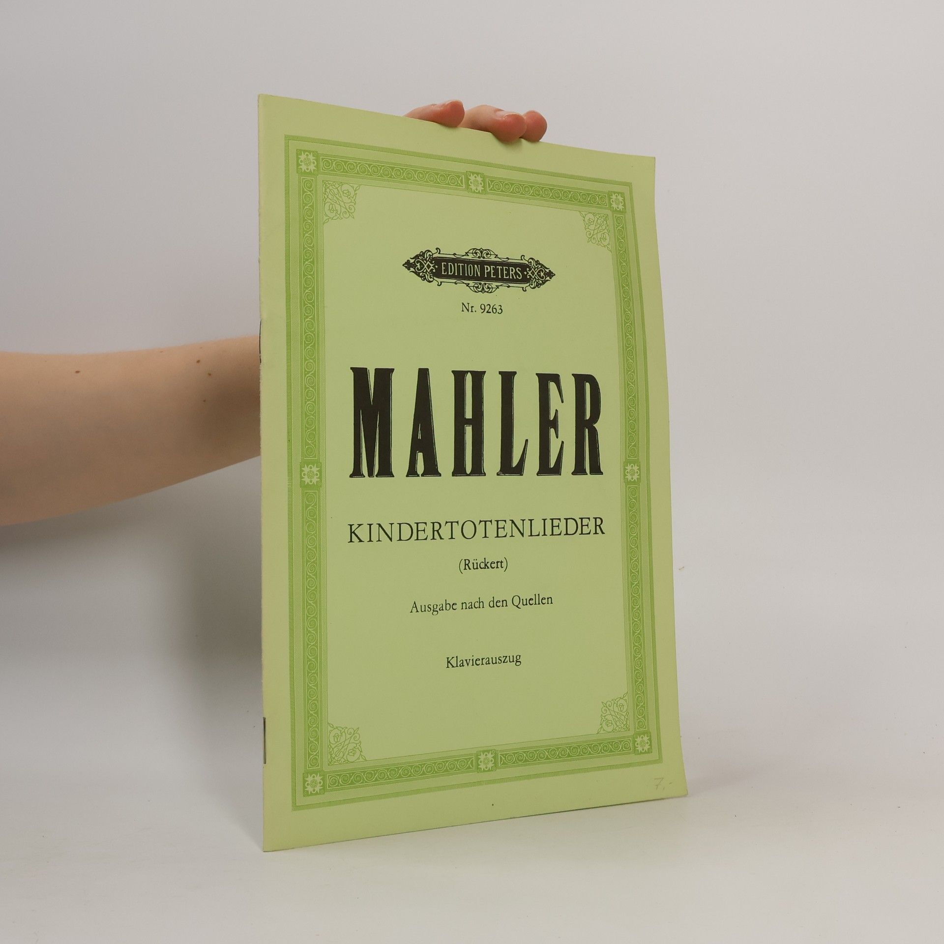 Gustav Mahler Gustav Mahlers Kindertotenlieder