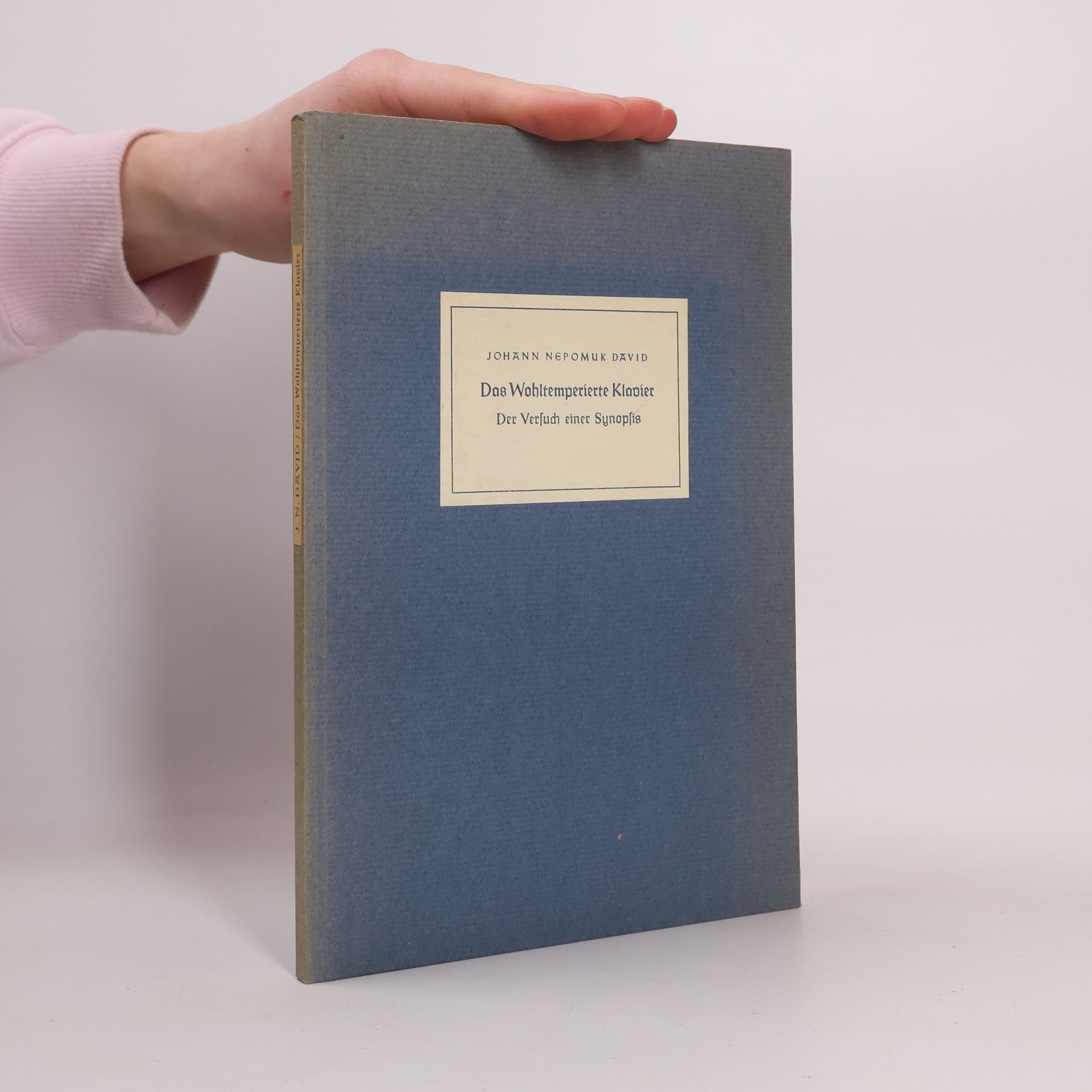 Johann Nepomuk David Das wohltemperierte Klavier