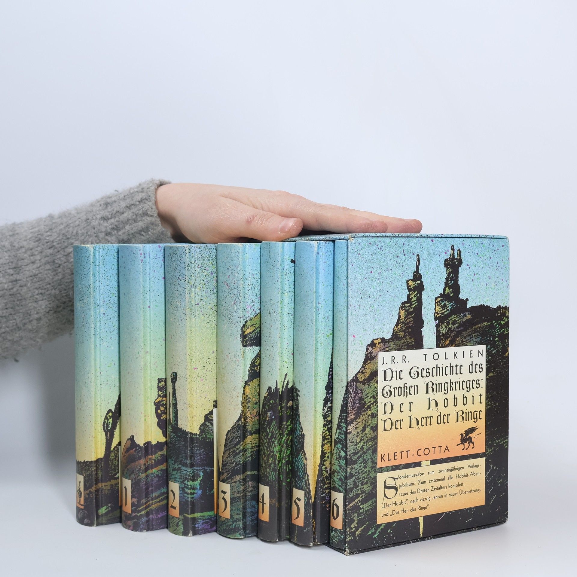 J. R. R. Tolkien Die Geschichte des Großen Ringkrieges: Der Hobbit + Der Herr der Ringe