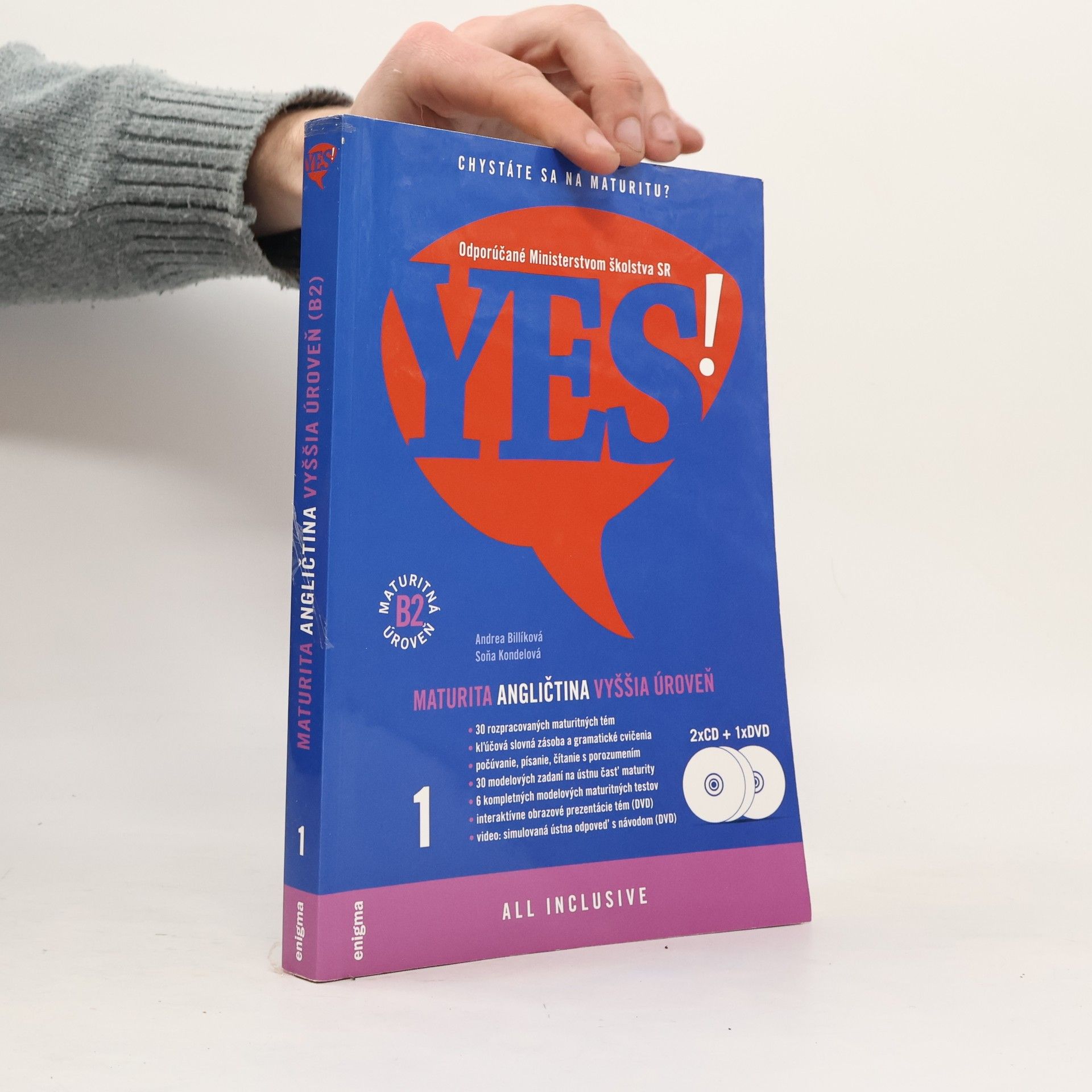 Andrea Billíková Yes! Angličtina 1. Maturita. Vyššia úroveň B2