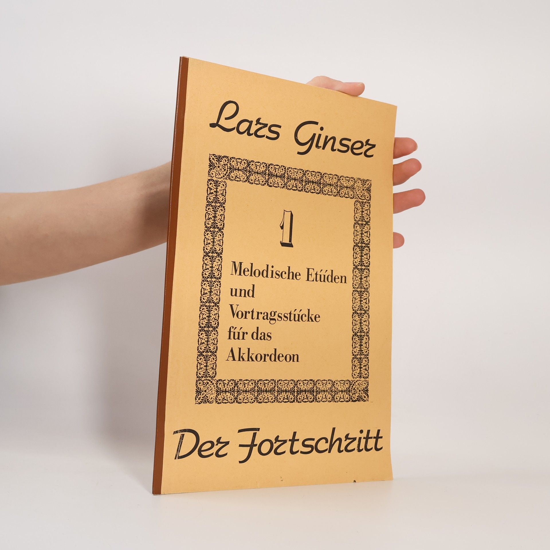 Lars Ginser Melodische Etúden und Vortragsstücke für das Akkordeon 1