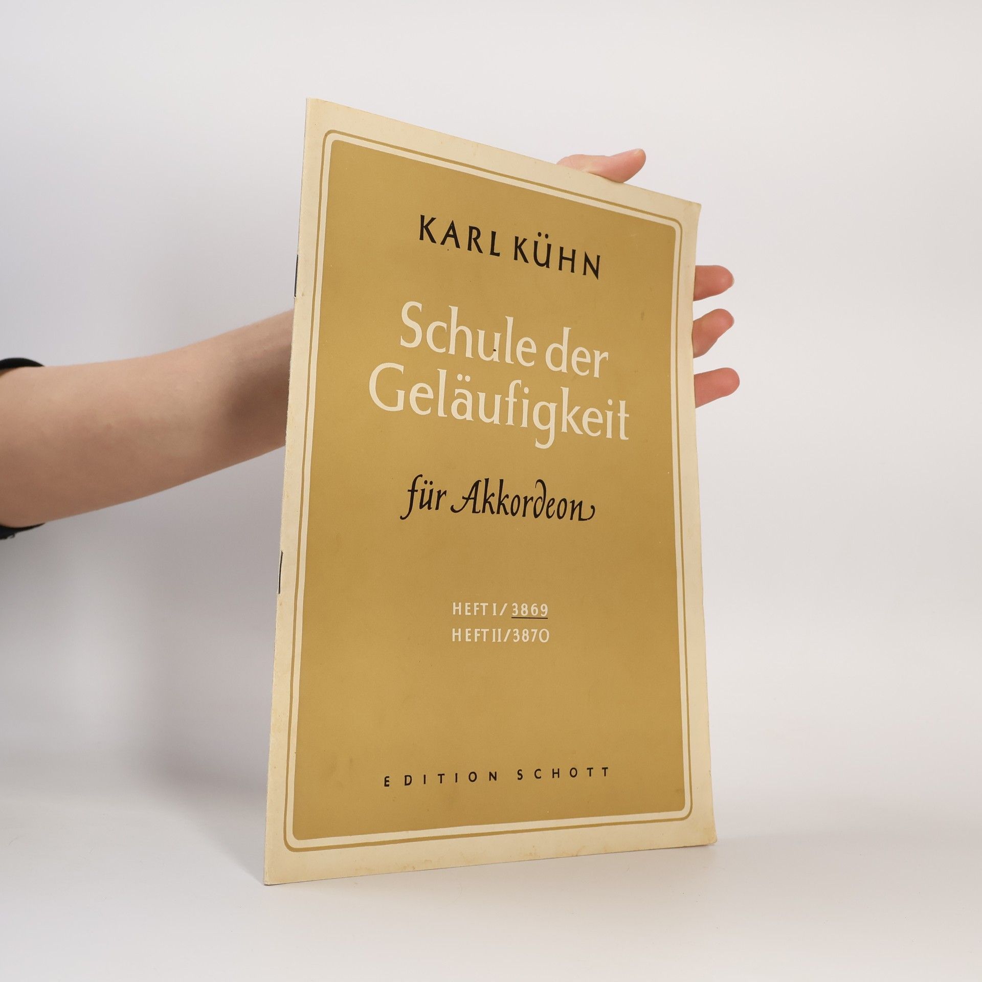 Karl Kuhn Schule der Geläufigkeit für Akkordeon