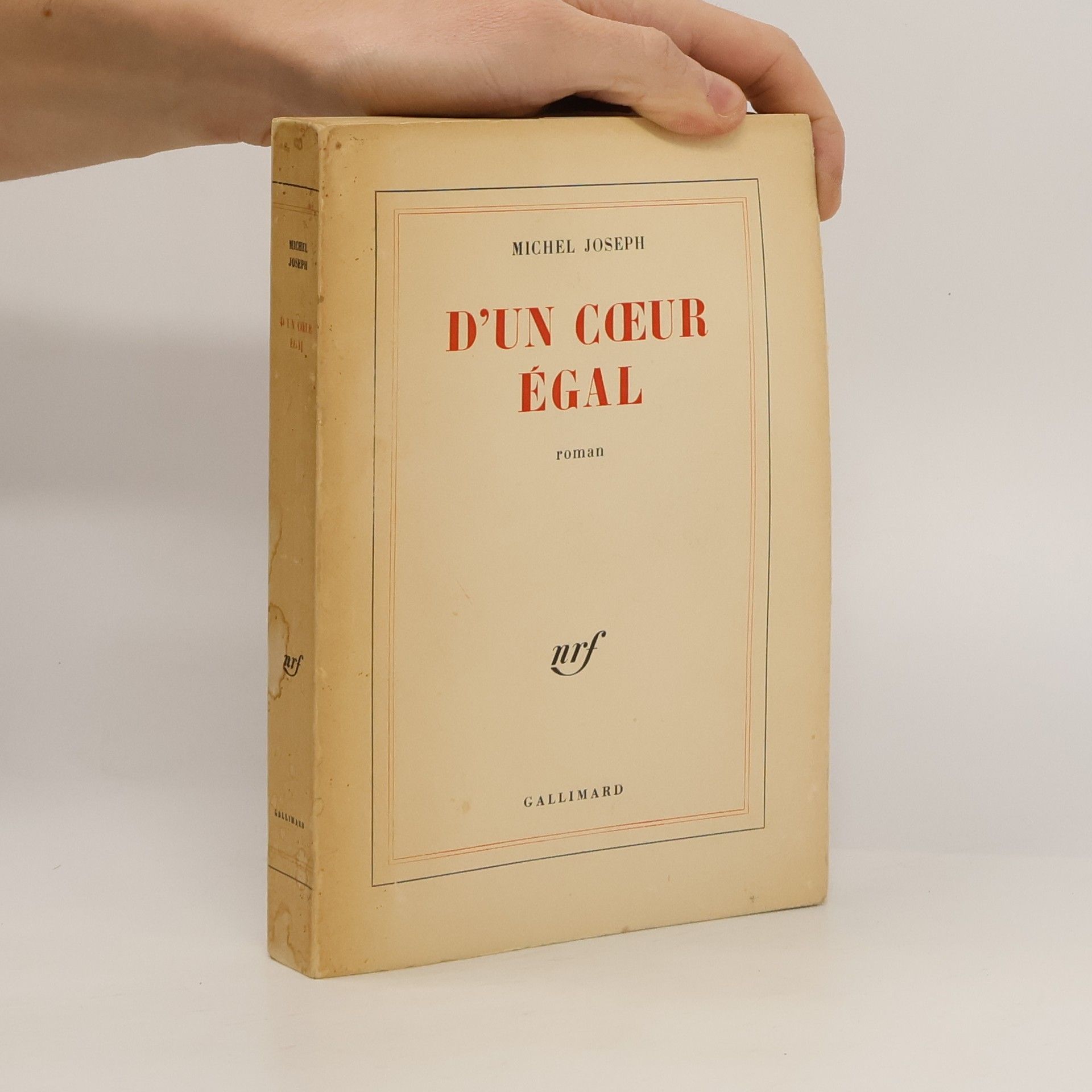 Michel Joseph D'un cœur égal
