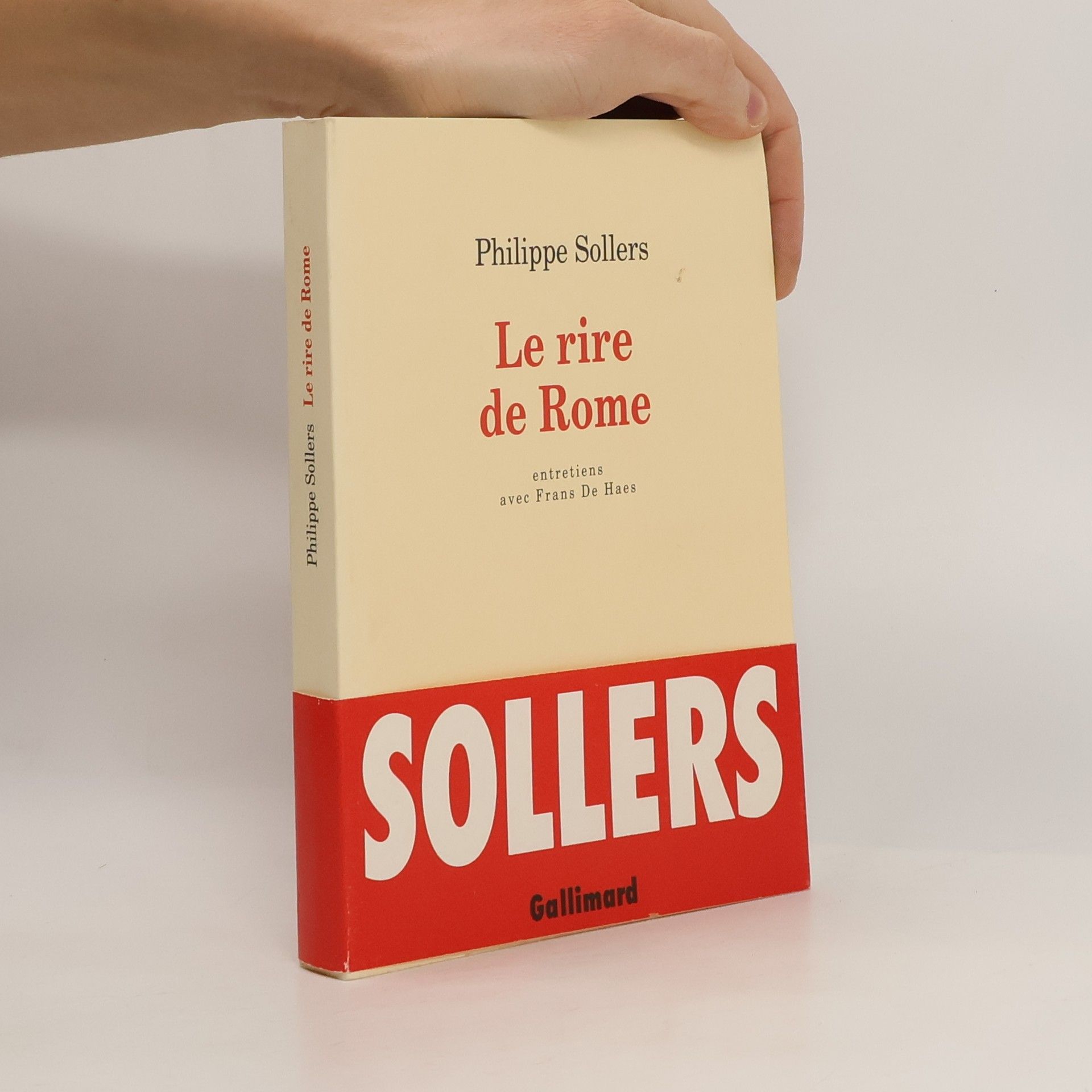 Philippe Sollers Le rire de Rome