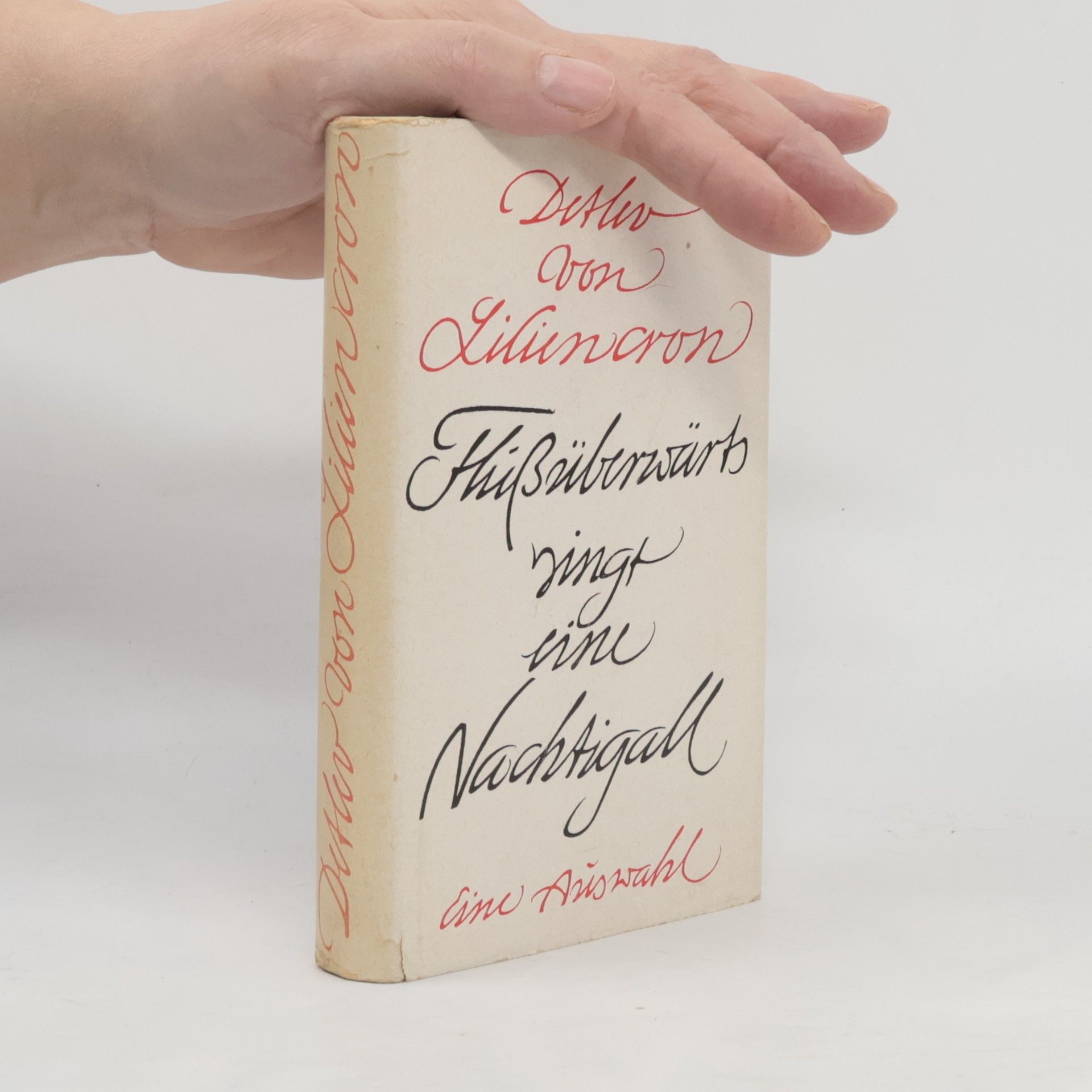 Detlev von Liliencron Flussabwärts singt eine Nachtigall