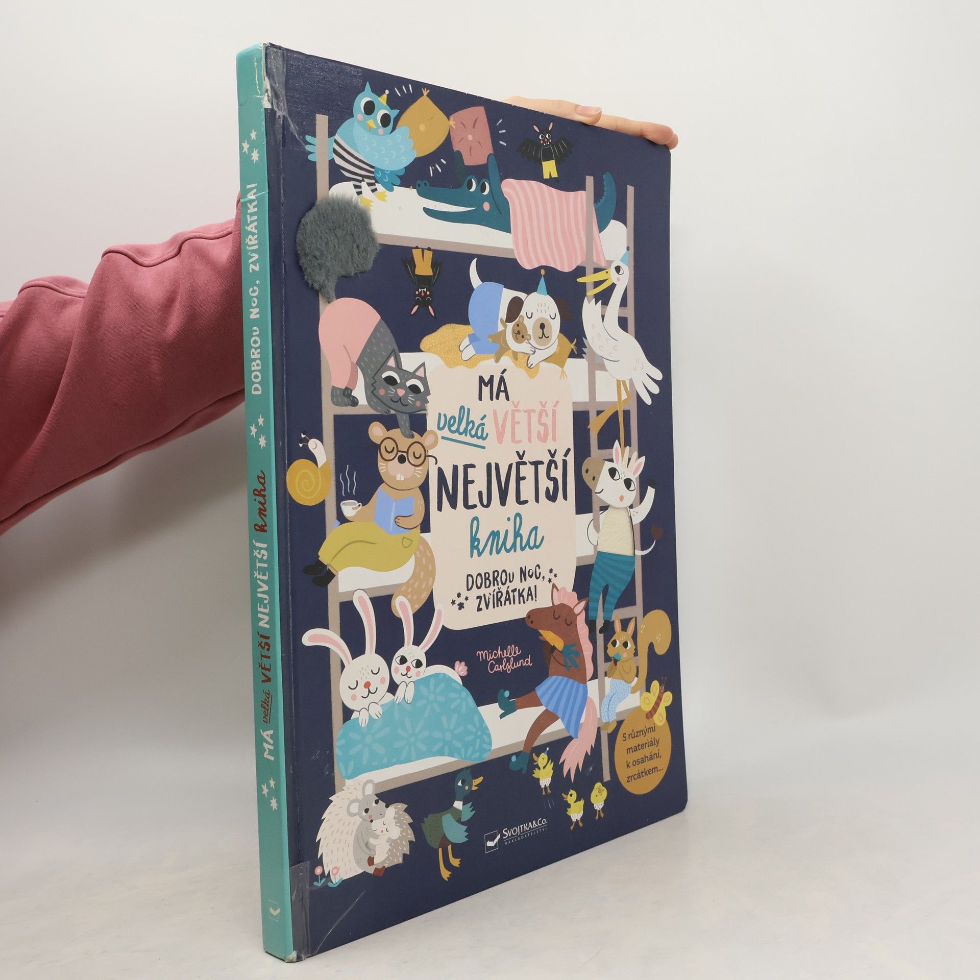 Carlsund Michelle Má velká větší největší kniha Dobrou noc, zvířátka!
