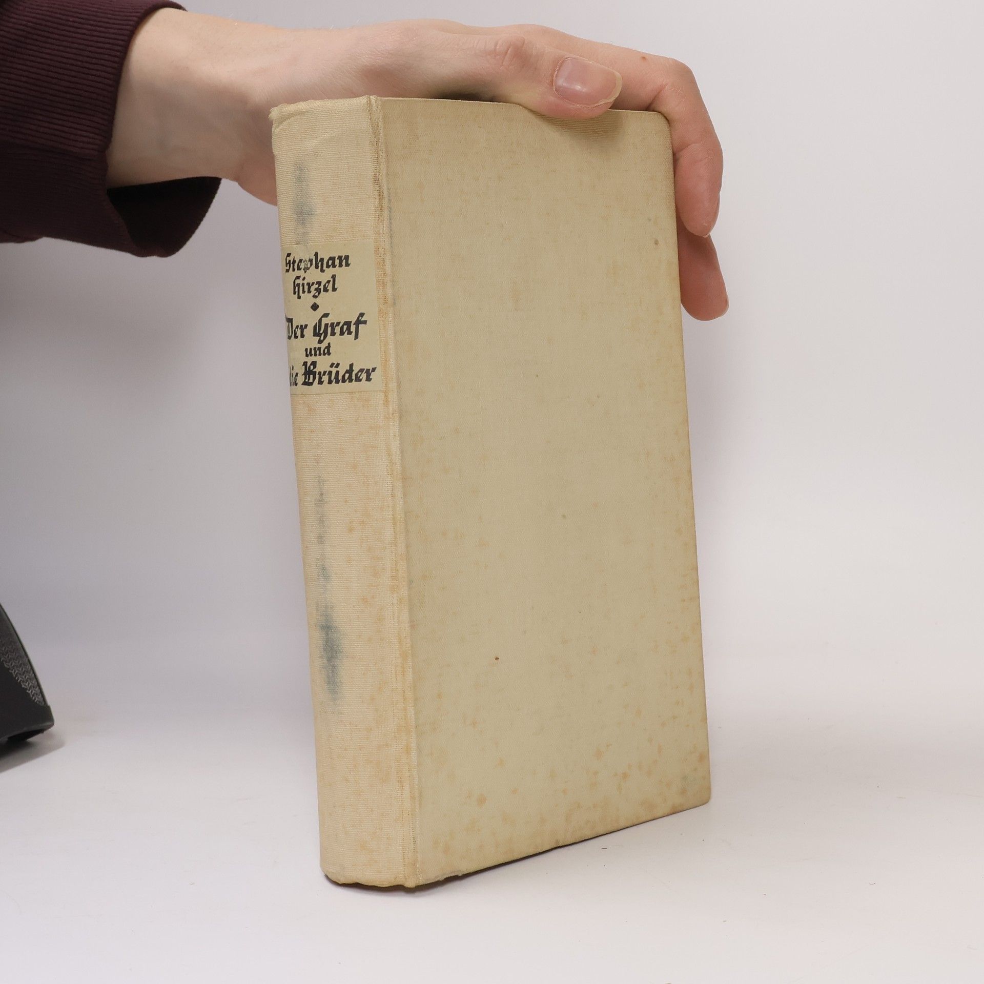 Stephan Hirzel Der Graf und die Brüder