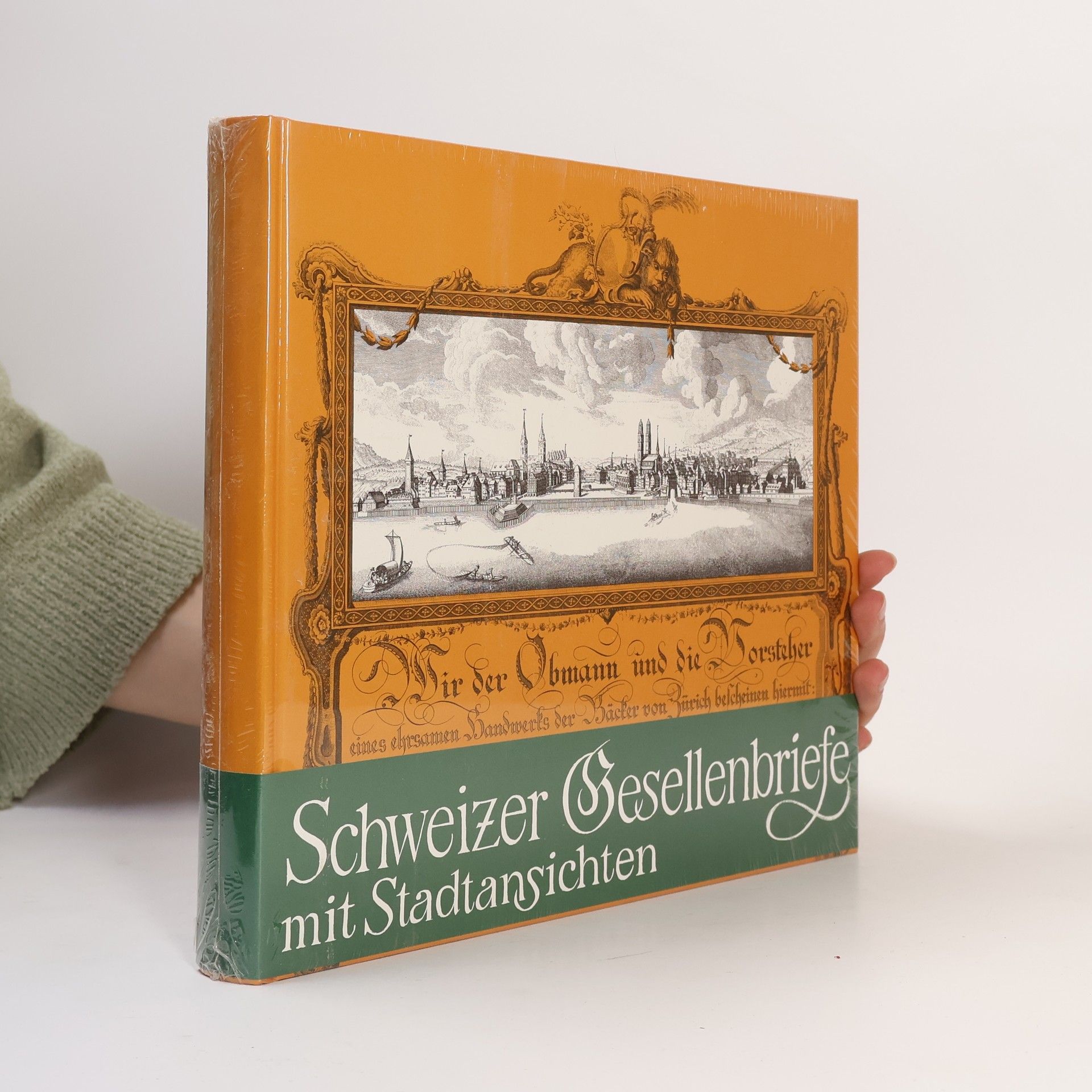 Autorenkollektiv Schweizer Gesellenbriefe mit Stadtansichten