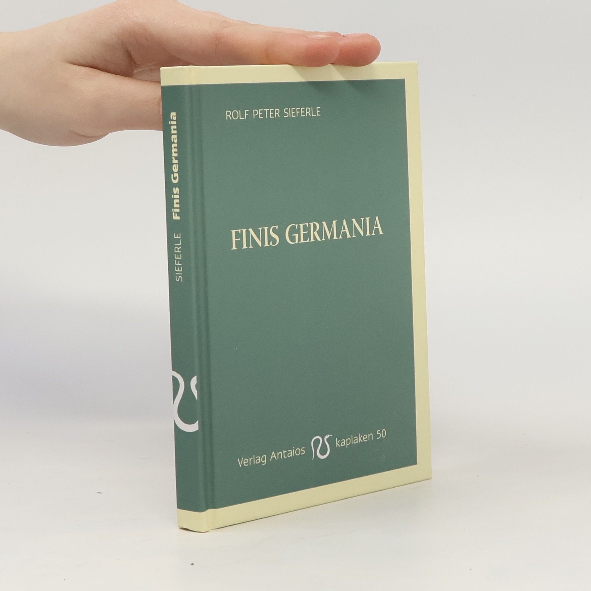 Rolf Peter Sieferle Finis Germania