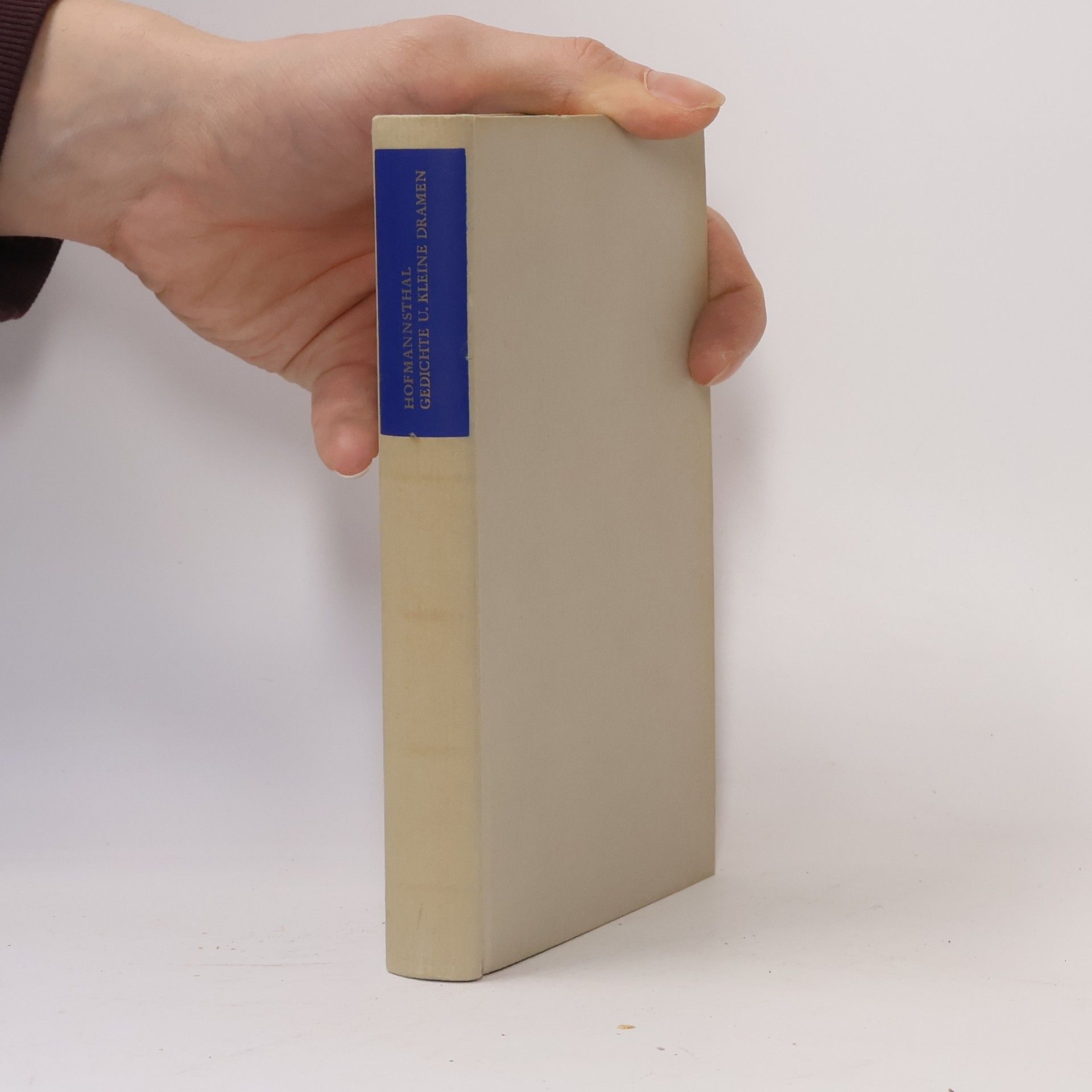 Hugo von Hofmannsthal Gedichte und kleine Dramen