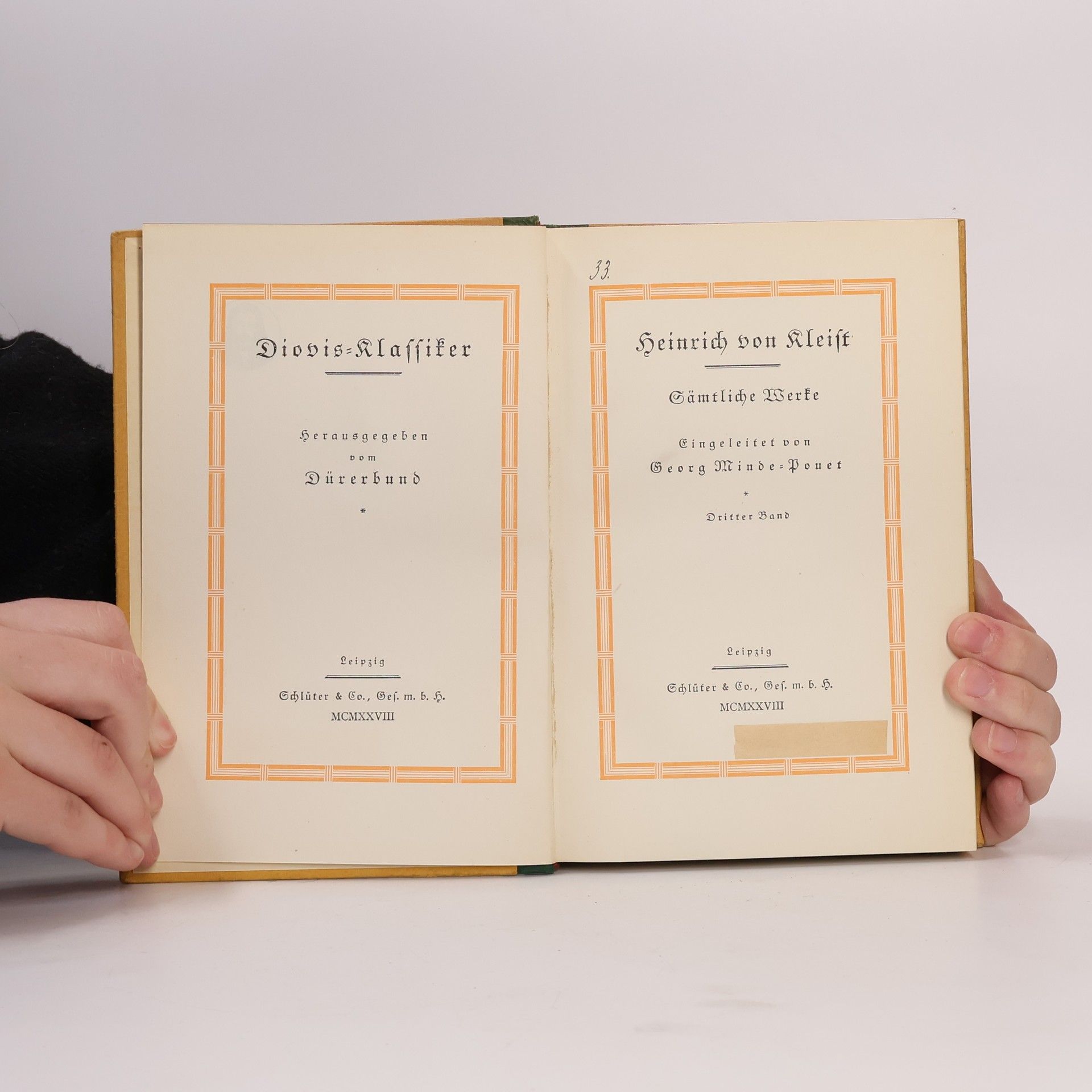 Heinrich von Kleist Sämtliche Werke 3