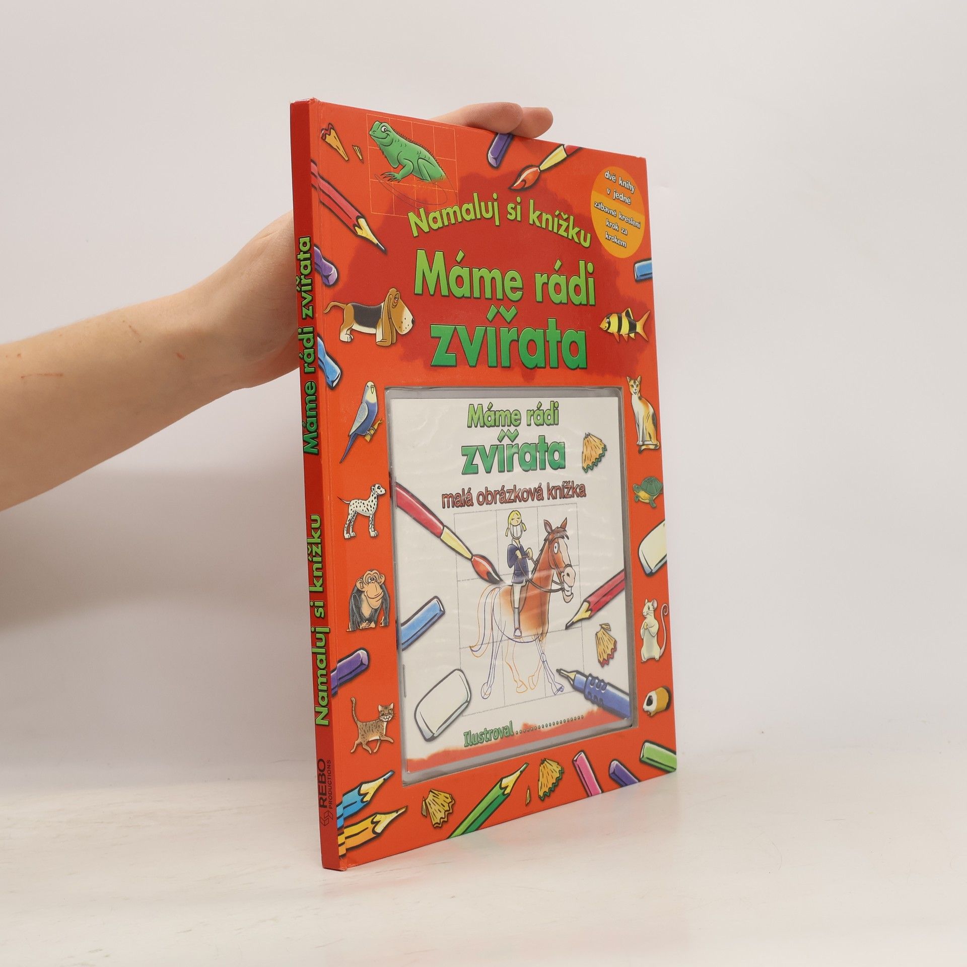 Máme rádi zvířata. Zábavné kreslení krok za krokem