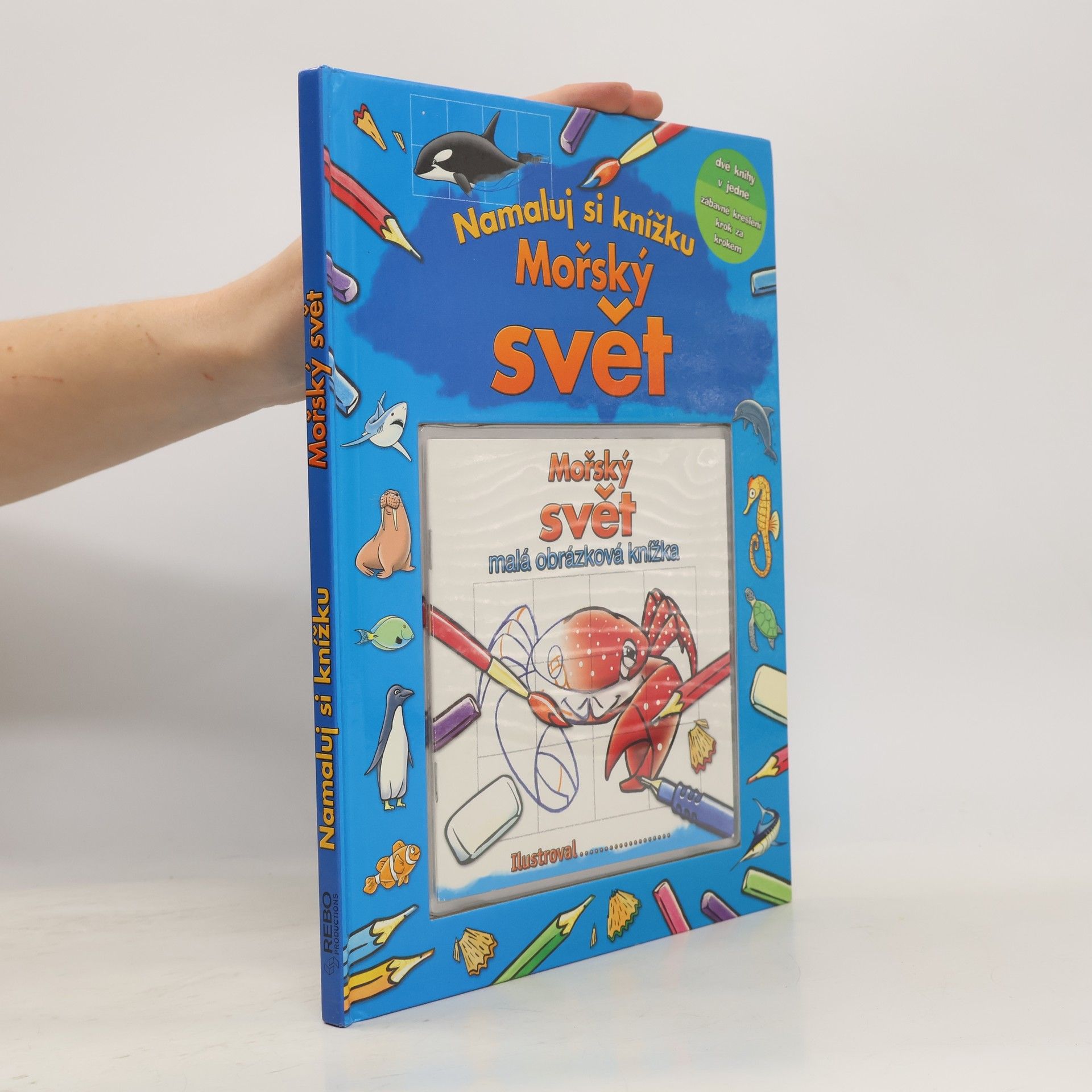 Damien Toll Mořský svět - Namaluj si knížku (malá obrázková knížka)