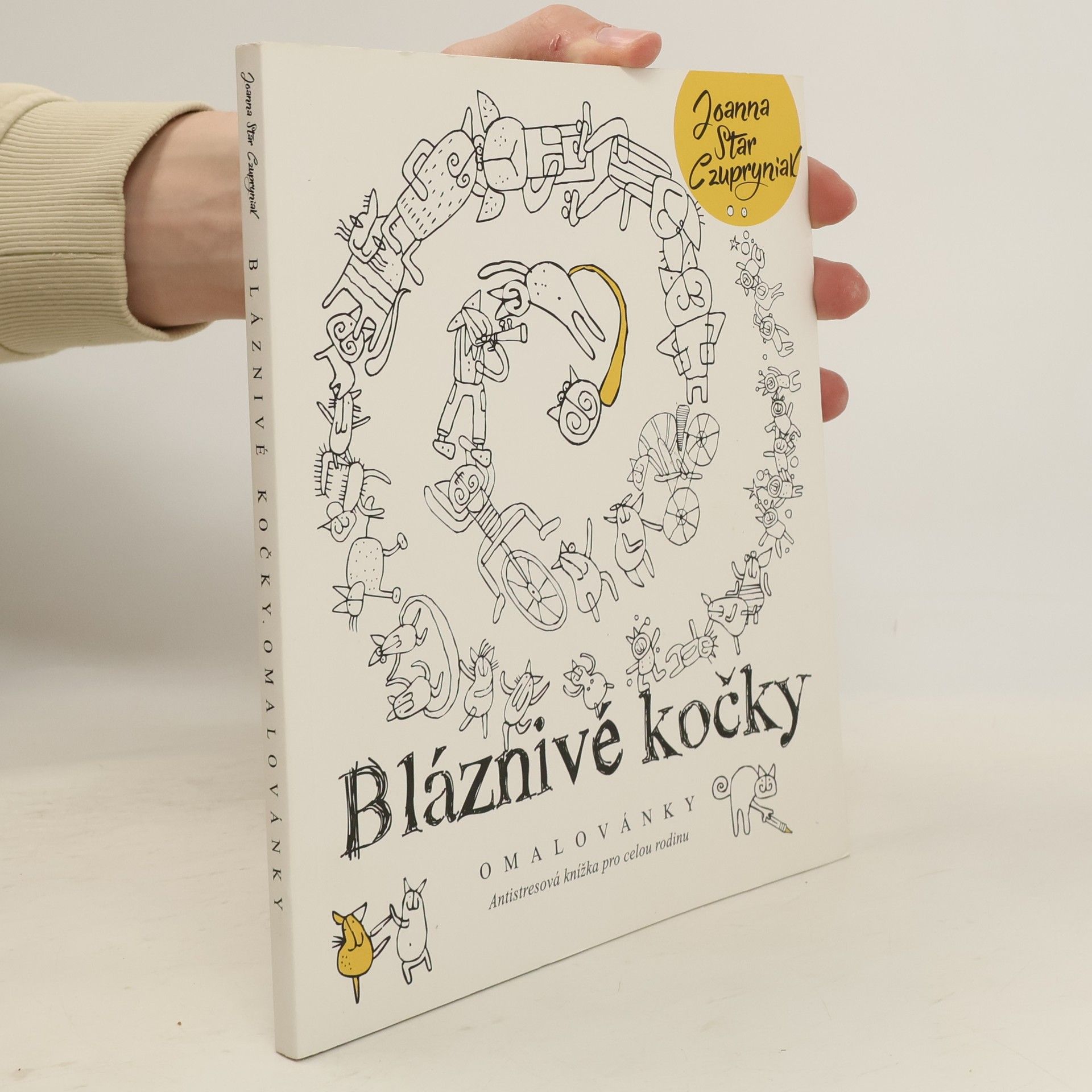 Kolektív autorov Bláznivé kočky. Omalovánky