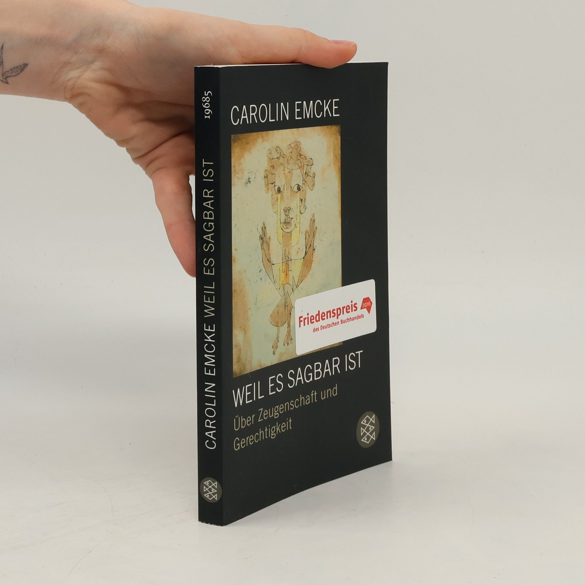 Carolin Emcke Weil es sagbar ist