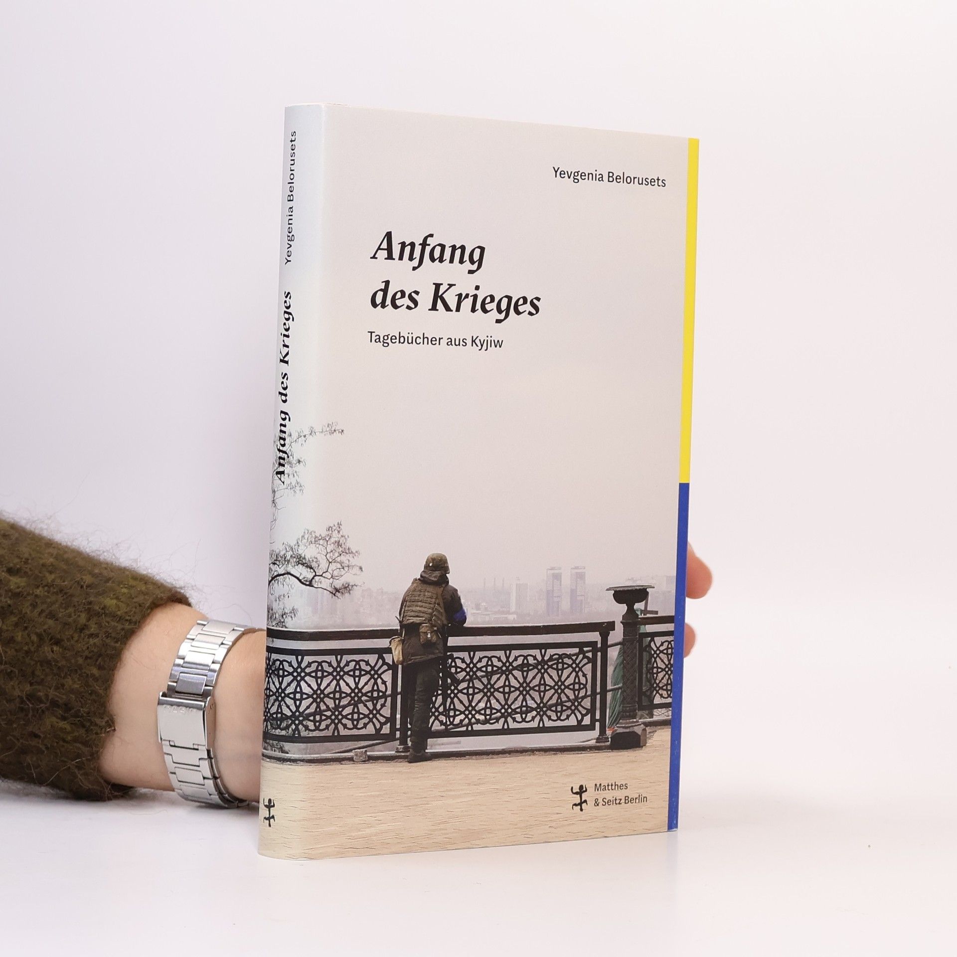 Jevhenija Belorusecʹ Anfang des Krieges