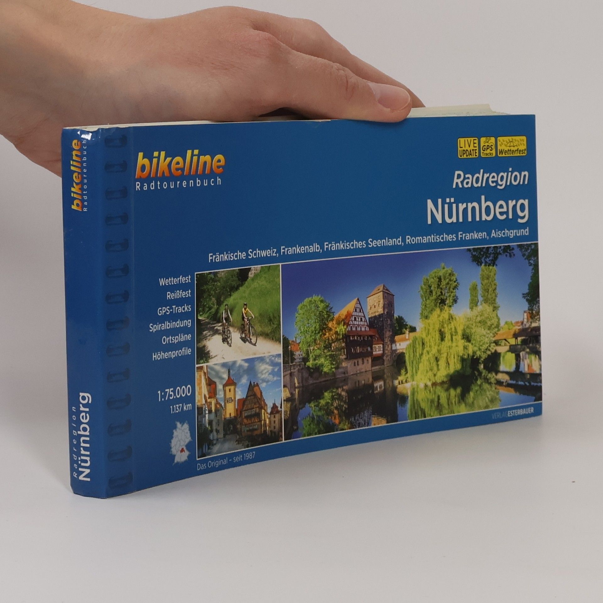 Kolektiv autorů Bikeline Radtourenbuch: Nürnberg Radatlas