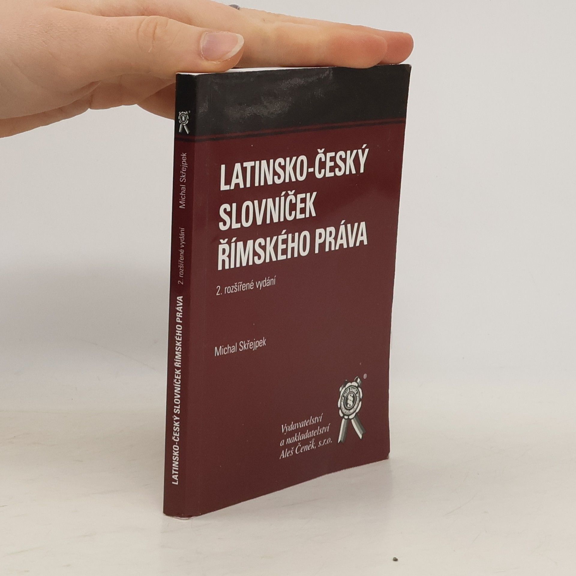 Michal Skřejpek Latinsko-český slovníček římského práva - 2. rozšířené vydání