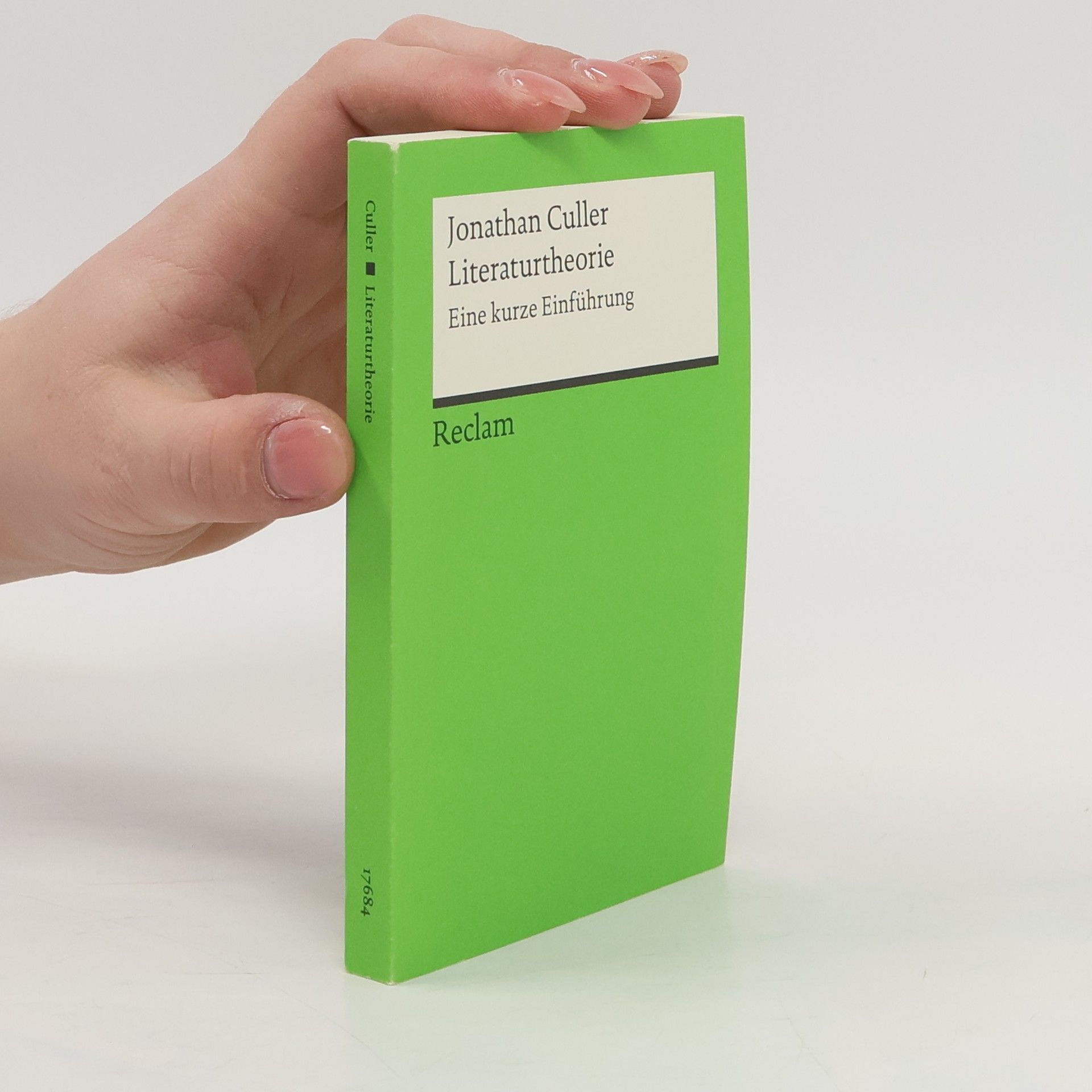 Jonathan Culler Literaturtheorie