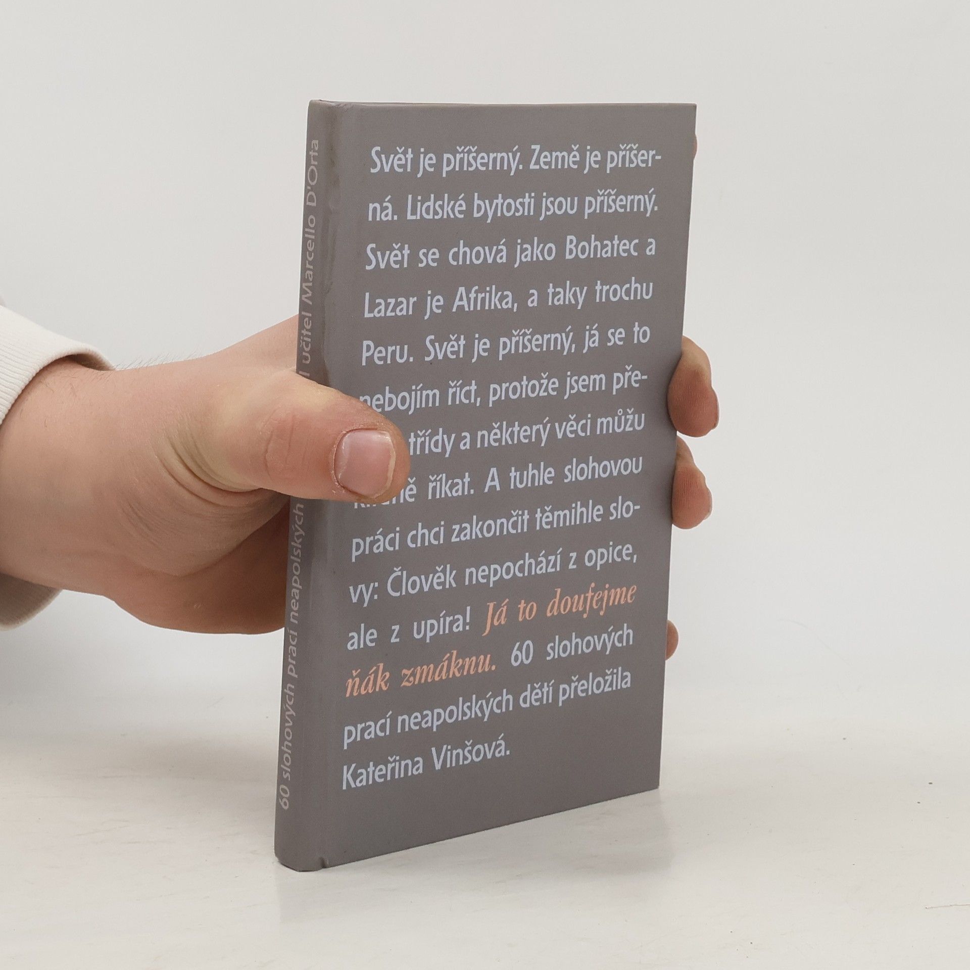 Marcello D'Orta Já to doufejme ňák zmáknu