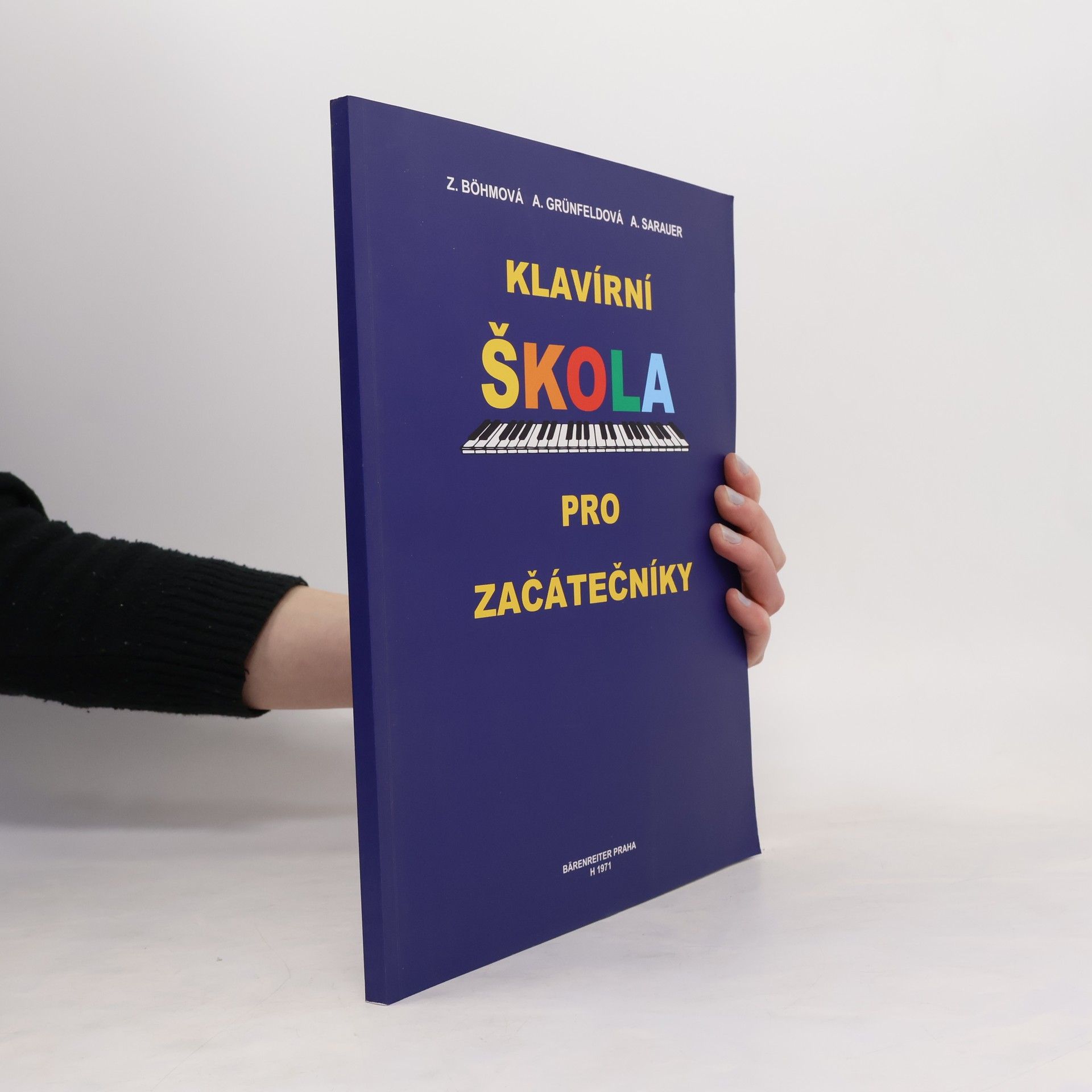 Zdeňka Bohmová Klavírní škola pro začátečníky