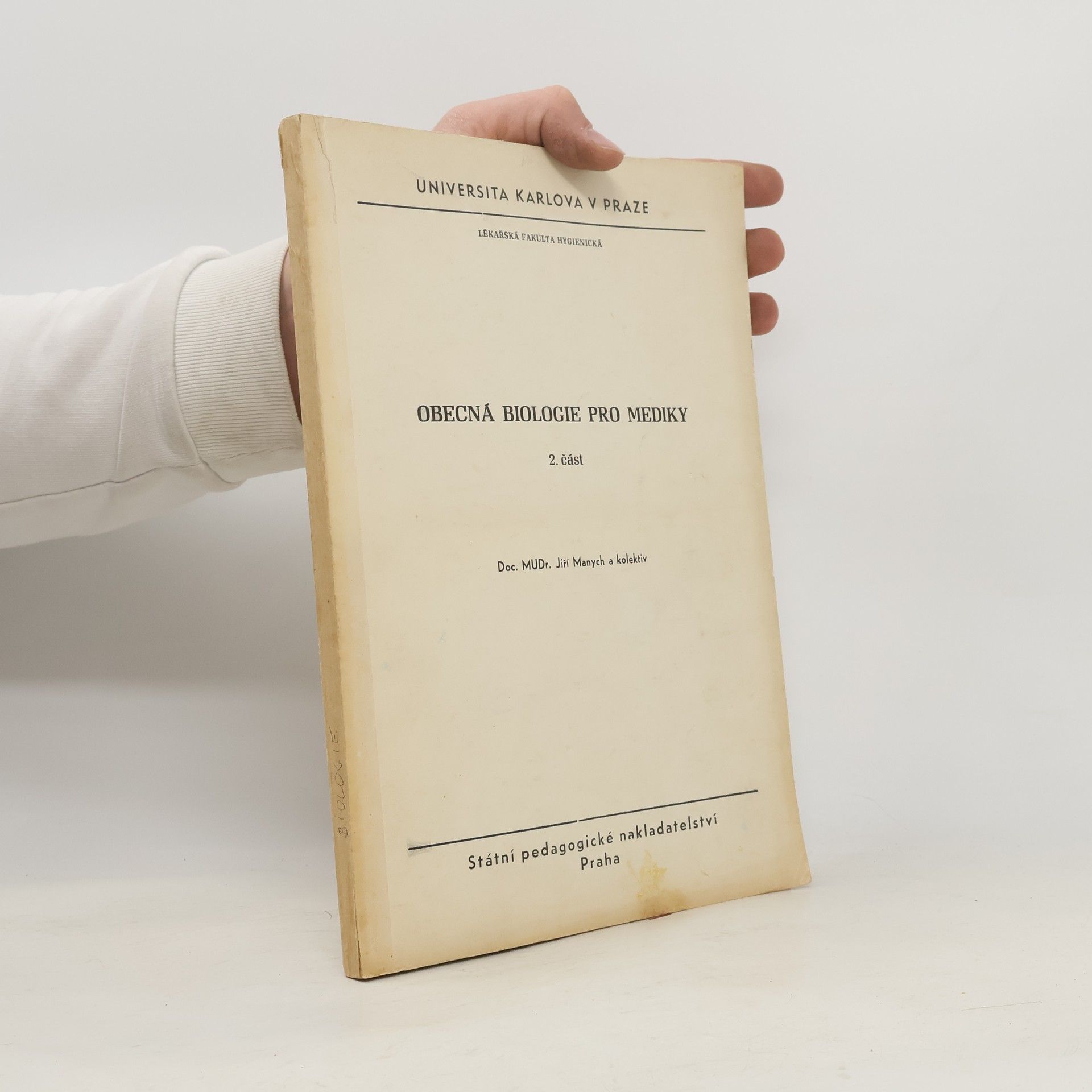 Jiří Manych Obecná biologie pro mediky. Část 2