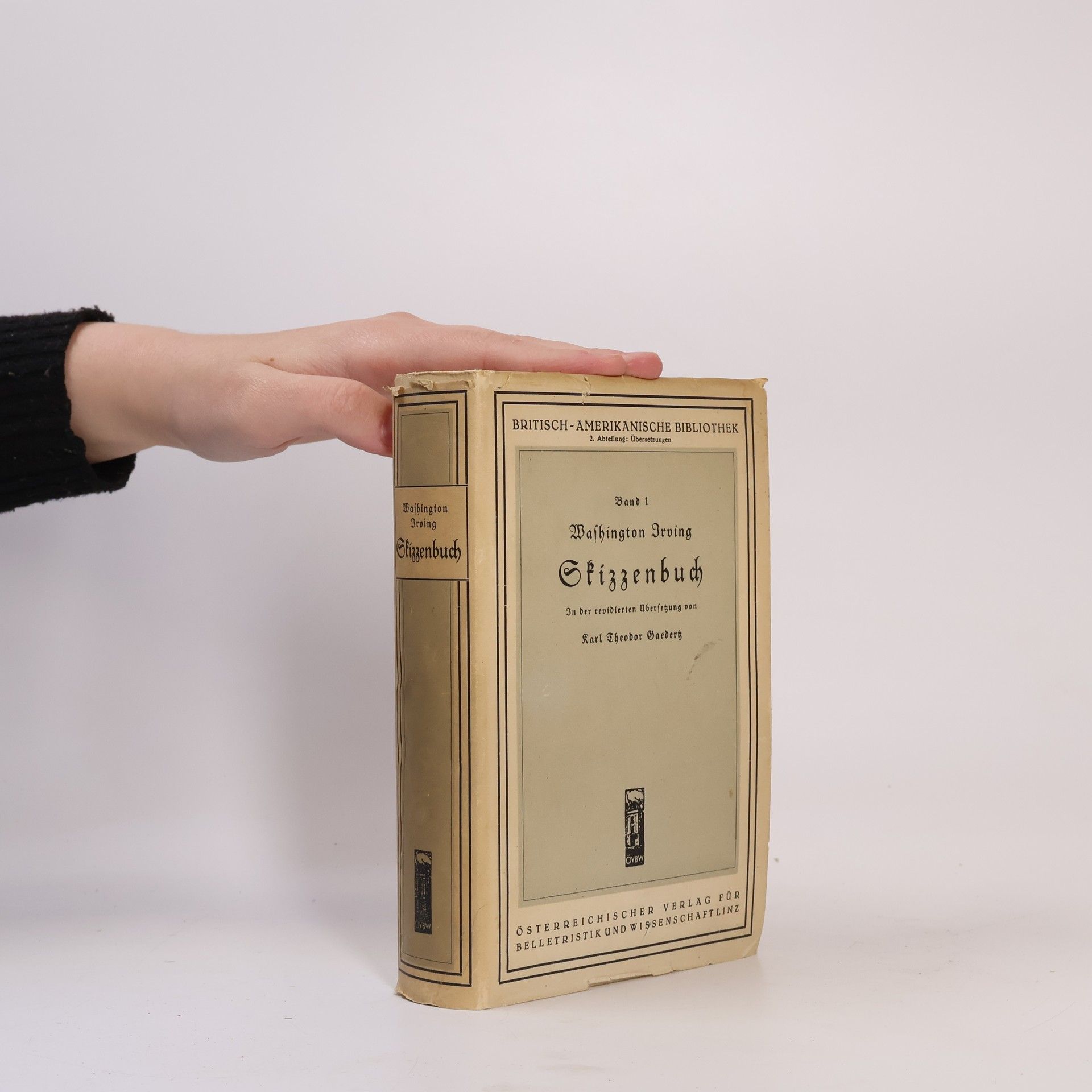 Washington Irving Skizzenbuch 1