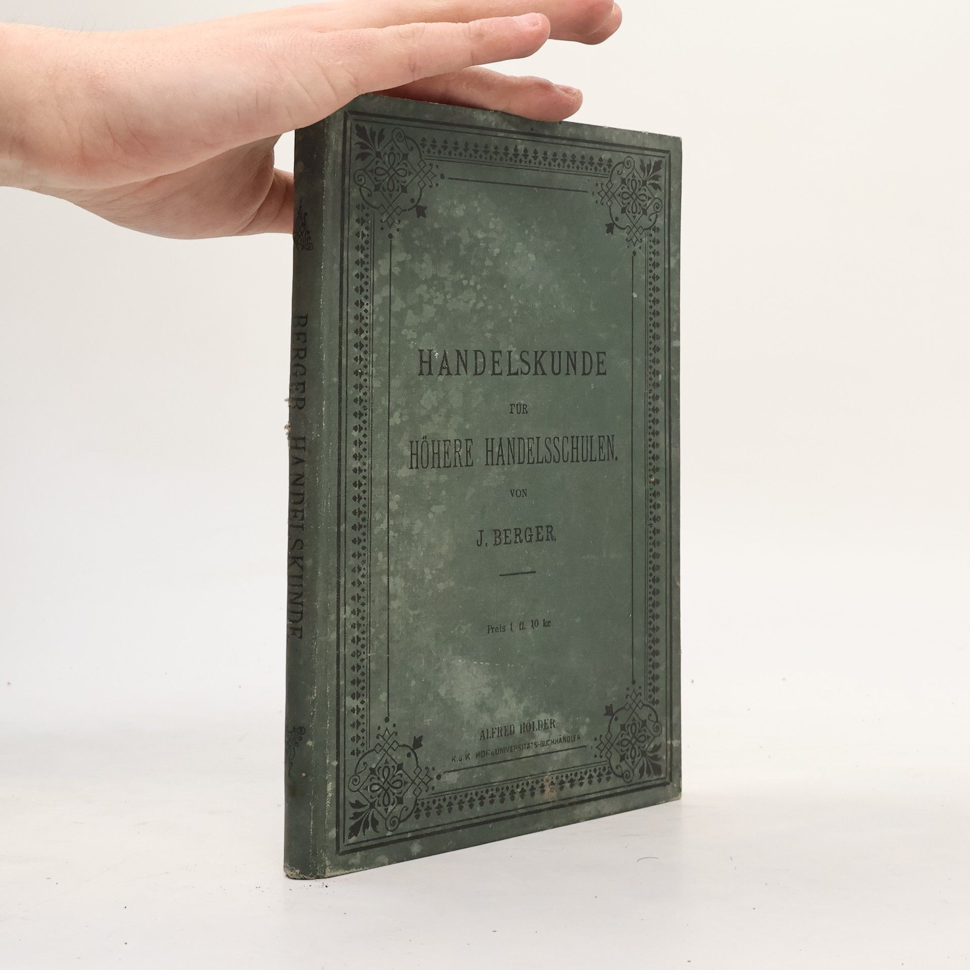 Johann Berger Handelskunde für höhere Handlsschulen