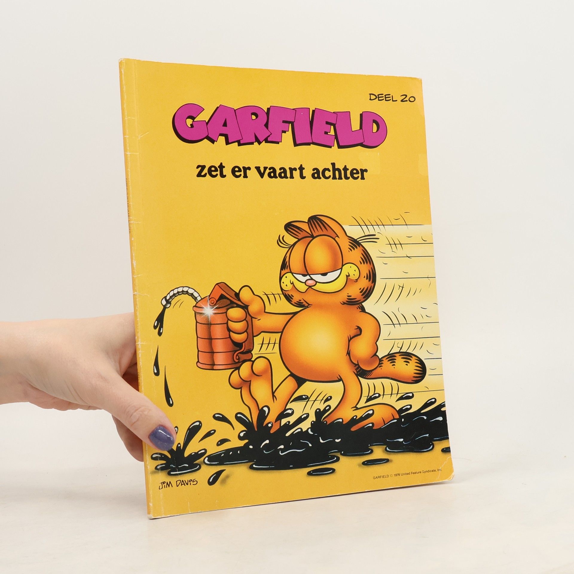 Jim Davis Garfield zet er vaart achter