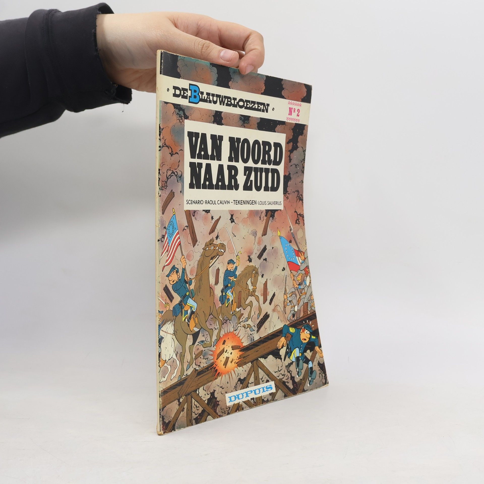 Raoul Cauvin De Blauwbloezen. Van Noord naar Zuid