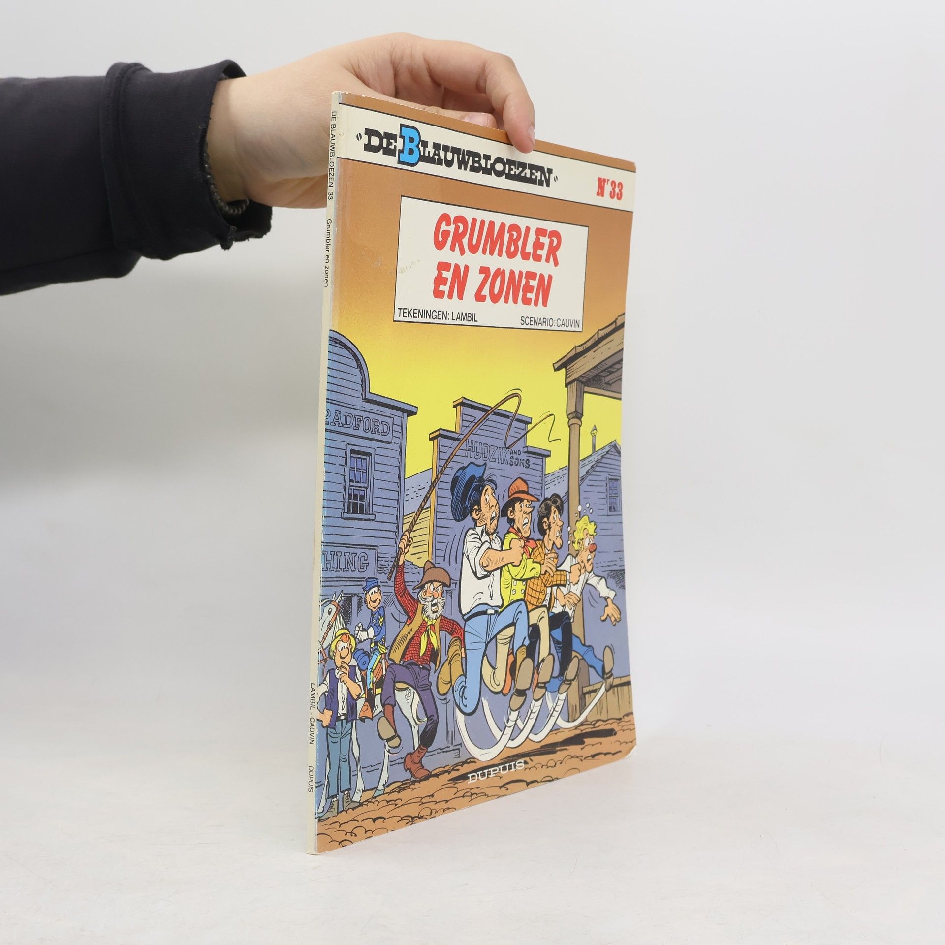 Raoul Cauvin De Blauwbloezen - 33: Grumbler en zonen