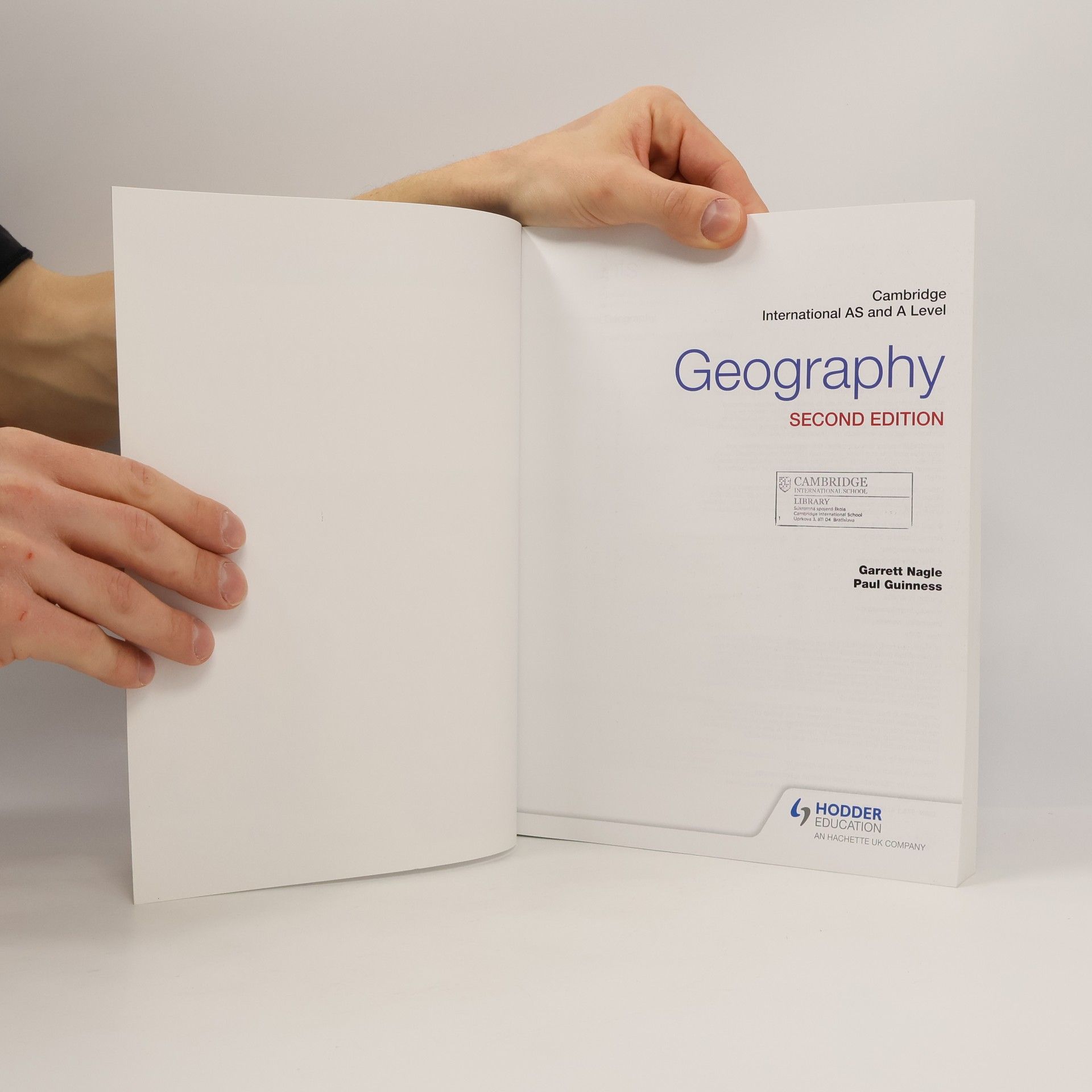 Garrett Nagle Cambridge International AS and A Level Geography Second Edition