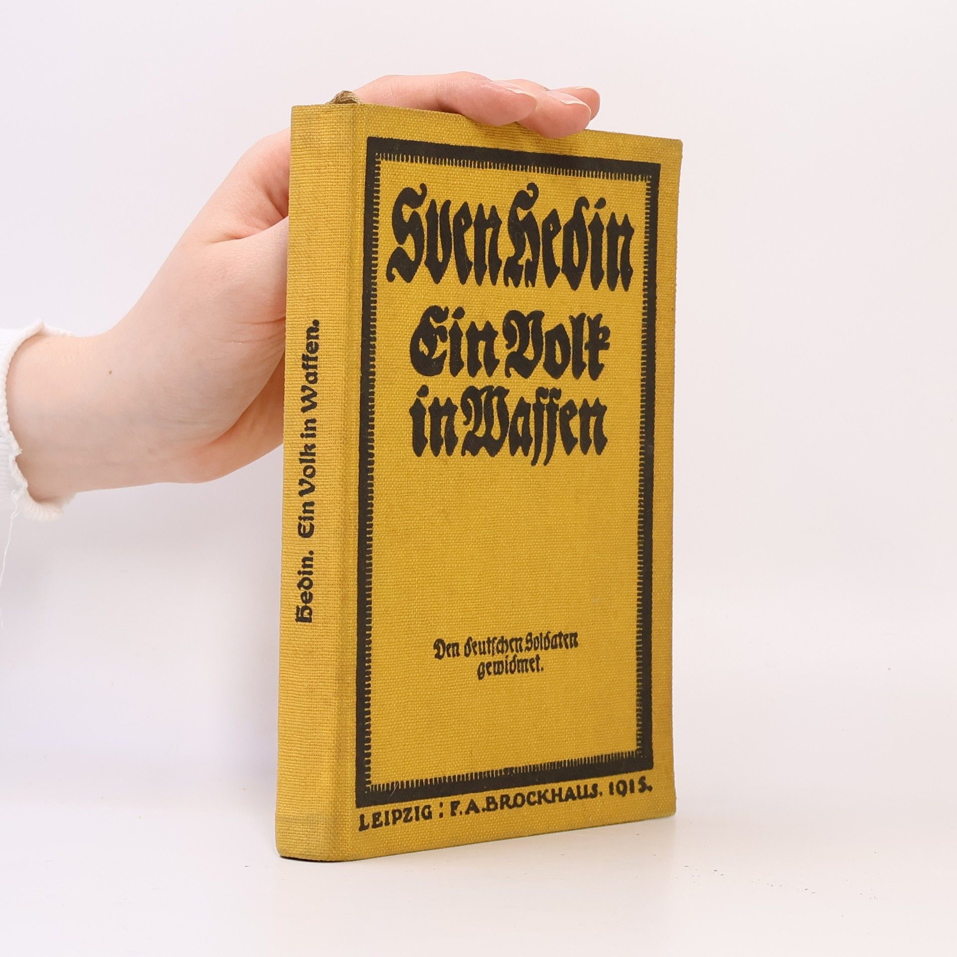 Sven Hedin Ein volk in waffen