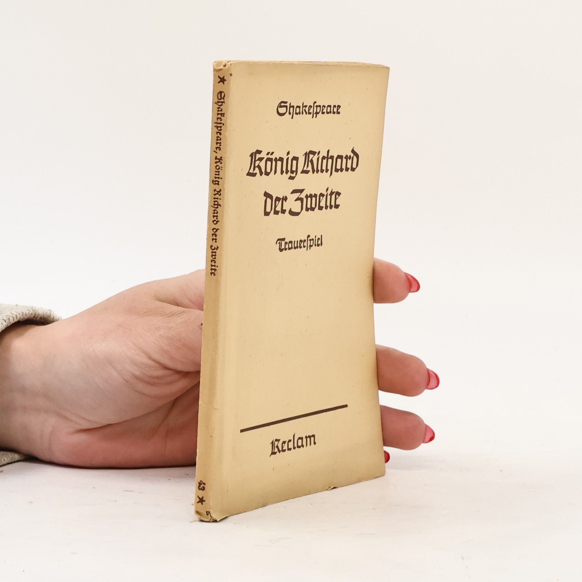 William Shakespeare König Richard der Zweite