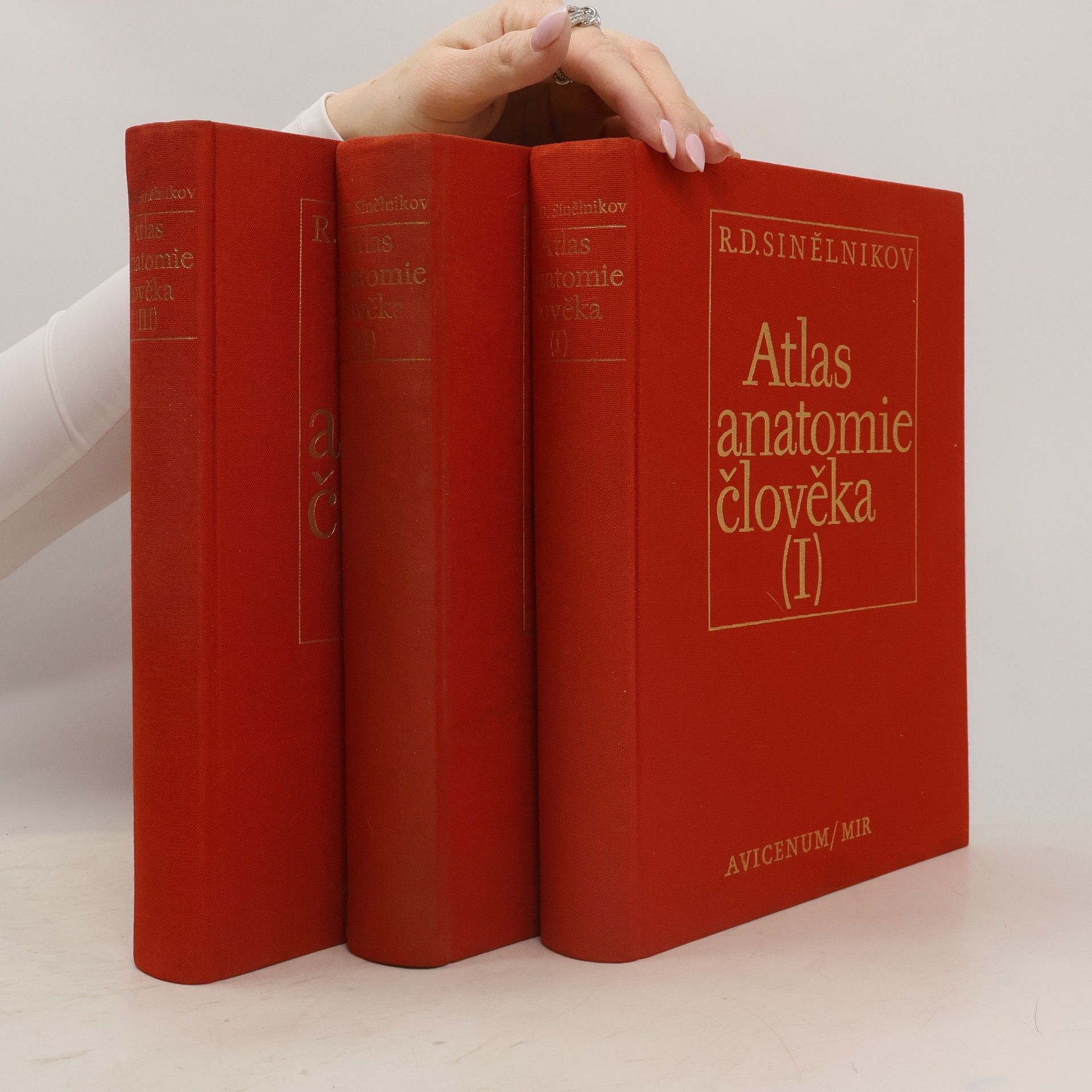 R. D. Sinělnikov Atlas anatomie člověka. 1.-3. díl (komplet)