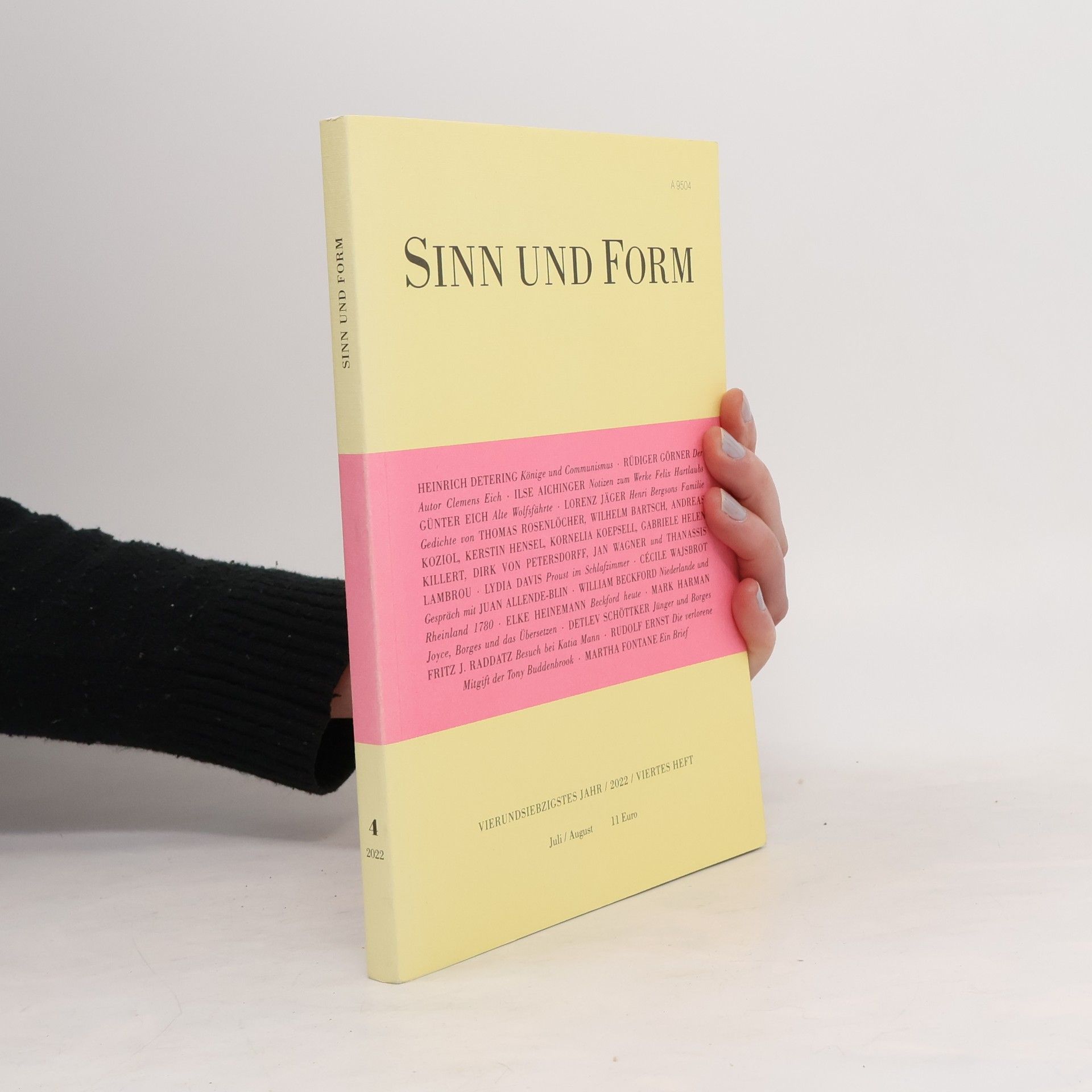 Sinn und Form 4/2022